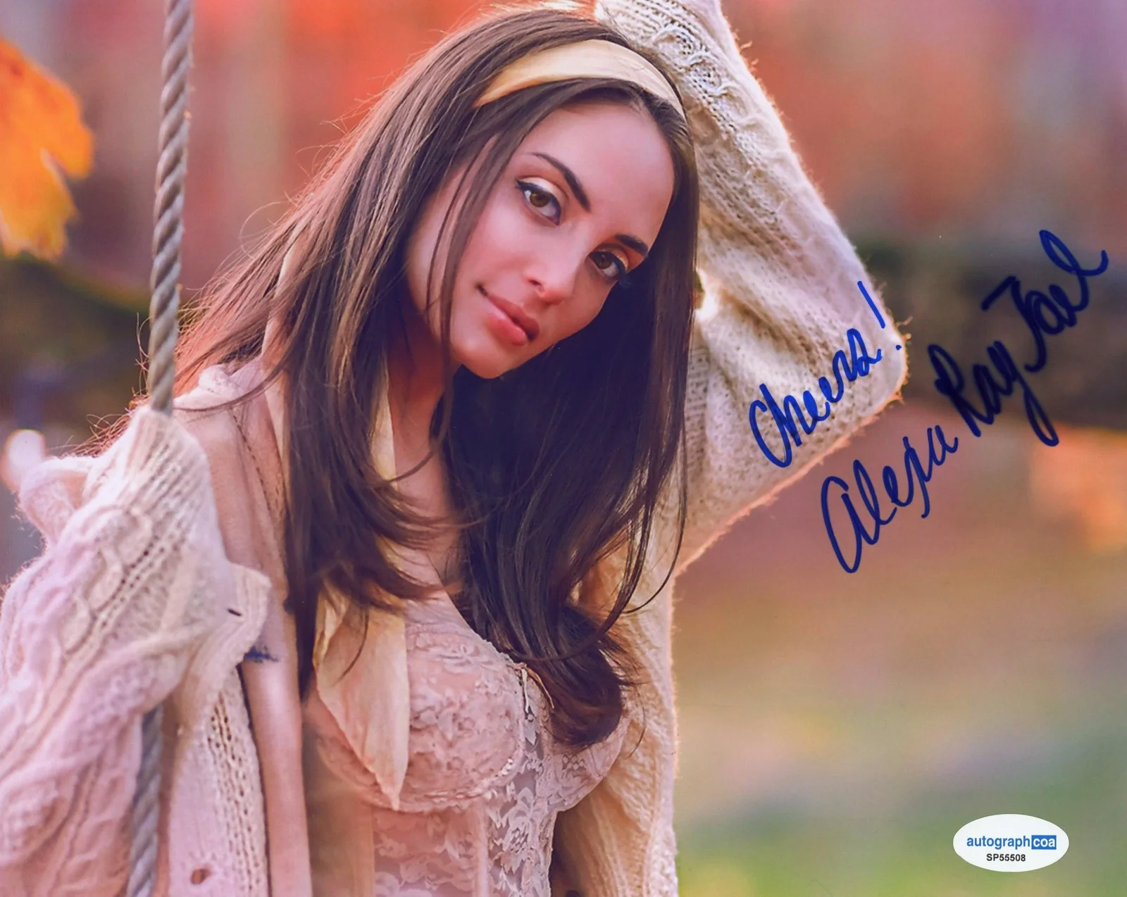 Alexa Ray Joel — Alexa Ray Joel "Seven Years" Singer AUTOGRAPH Signed 8x10 Photo ACOA, изображение 2