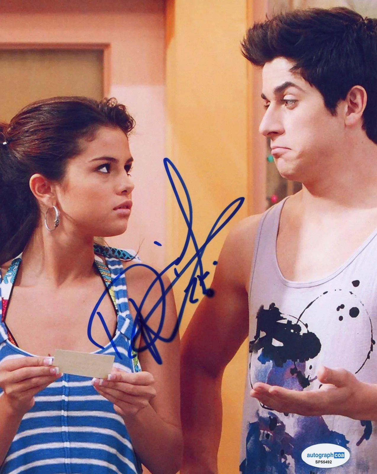David Henrie — David Henrie "Wizards of Waverly Place" AUTOGRAPH Signed Justin 8x10 Photo ACOA, изображение 2