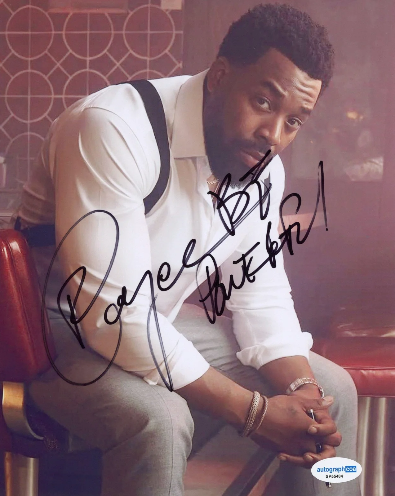 LaRoyce Hawkins — LaRoyce Hawkins "Chicago P.D." AUTOGRAPH Signed 'Kevin' 8x10 Photo B ACOA, image 2