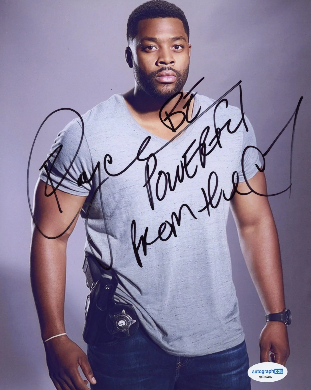LaRoyce Hawkins — LaRoyce Hawkins "Chicago P.D." AUTOGRAPH Signed 'Kevin' 8x10 Photo E ACOA, изображение 2