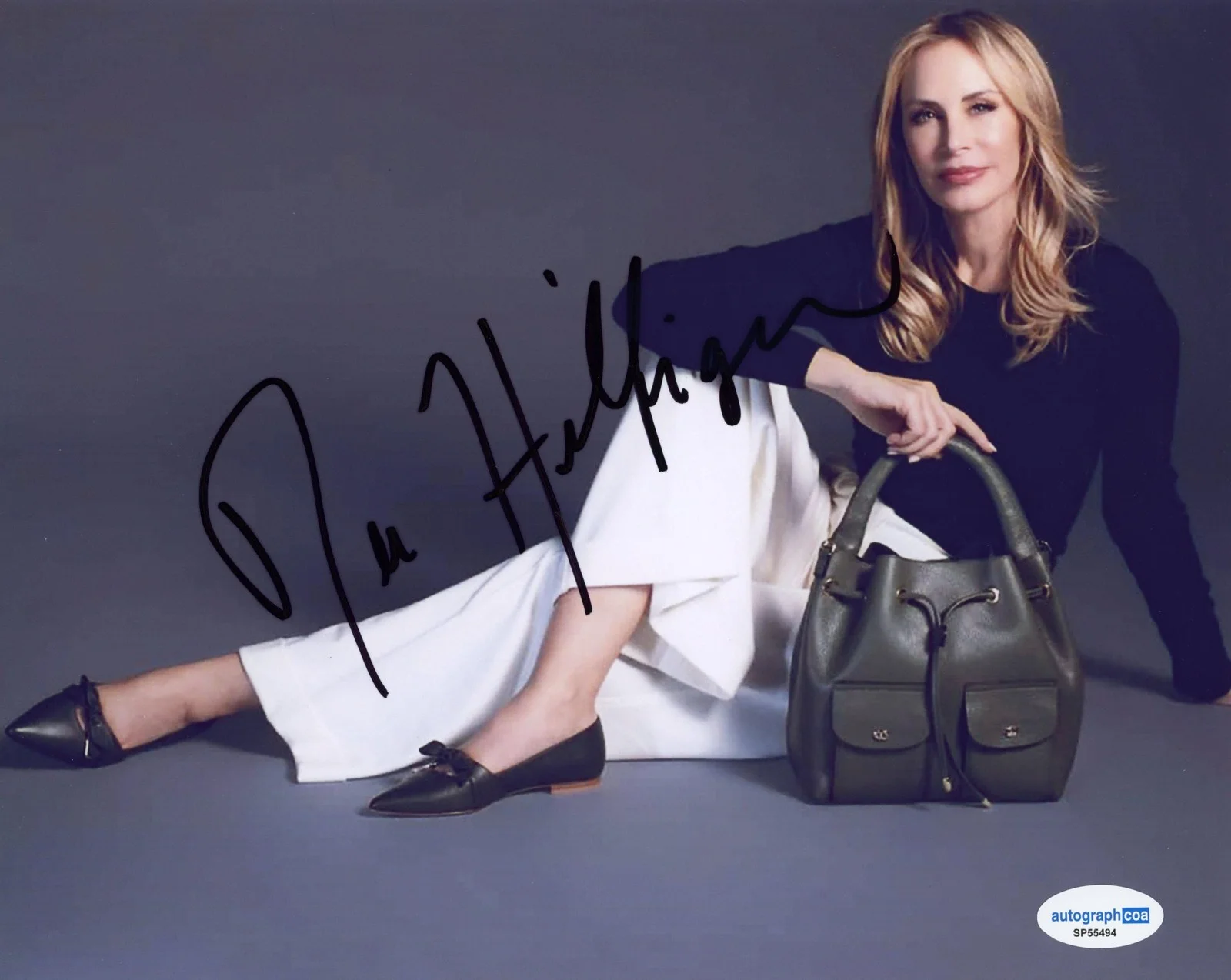 Dee Hilfiger — Dee Ocleppo Hilfiger AUTOGRAPH Signed Fashion Designer 8x10 Photo ACOA, image 2