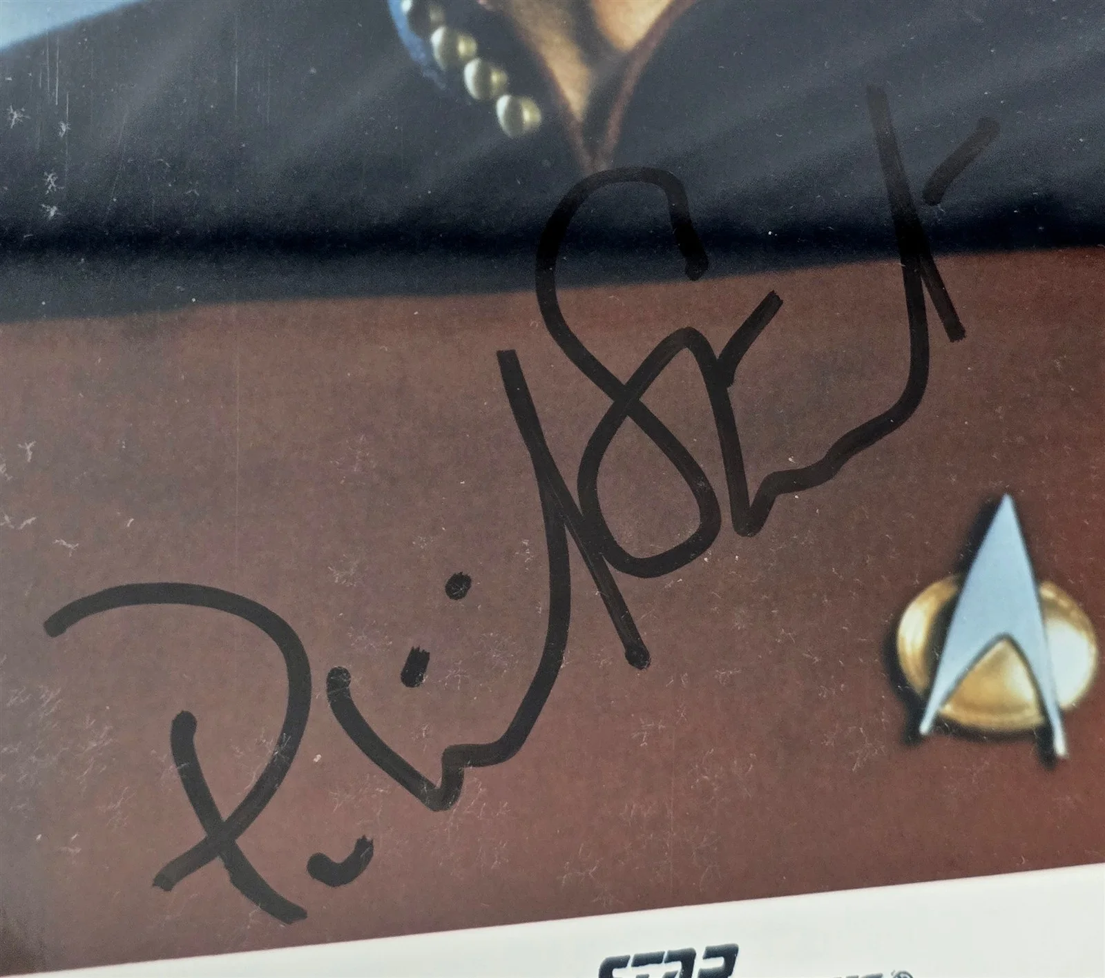 J-19 AUTHENTIC STAR TREK FRANCHISE PATRICK STEWART AUTOGRAPHED PHOTOGRAPH, image 2