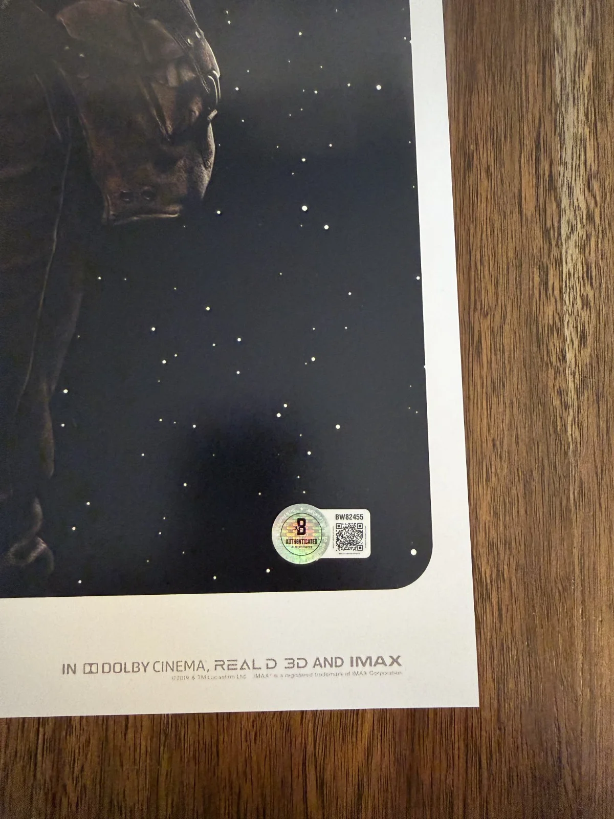 Oscar Isaac 'Star Wars' Signed 12x18 Photo 'Poe Dameron' Beckett, изображение 2