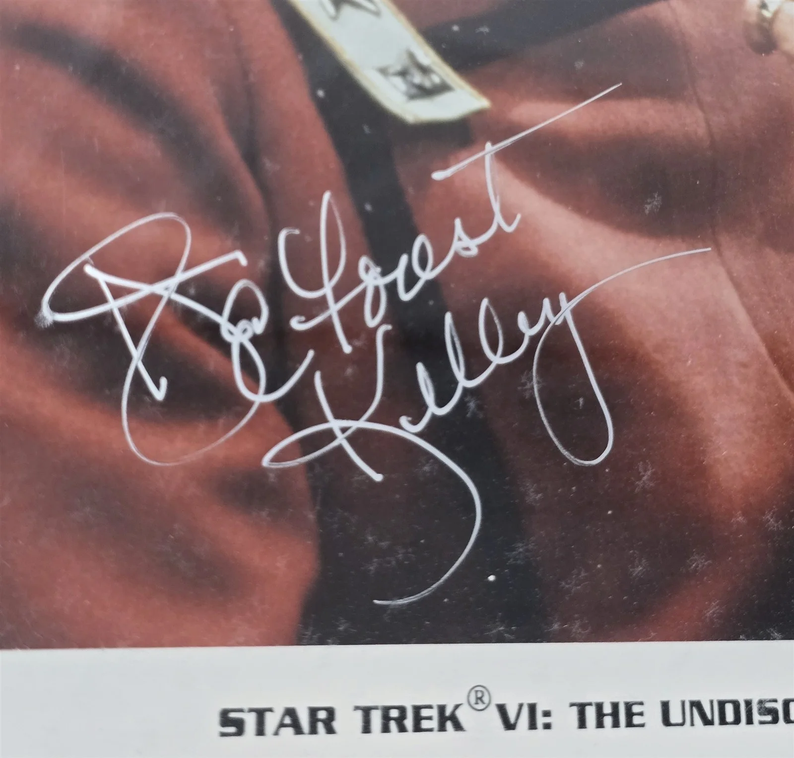 J-18 AUTHENTIC STAR TREK FRANCHISE DEFOREST KELLEY AUTOGRAPHED PHOTOGRAPH, изображение 2
