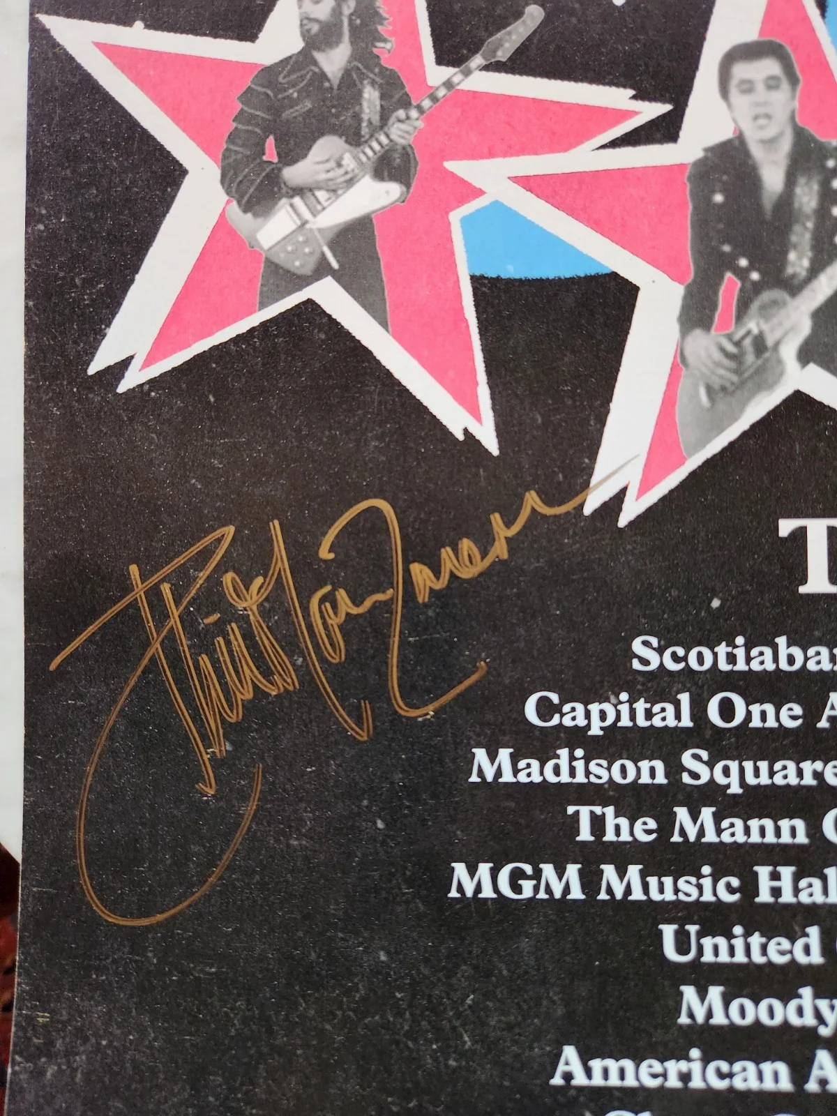 Roxy Music Poster Autographed Official 2022 Tour 50th Anniversary Phil Manzanera, изображение 2