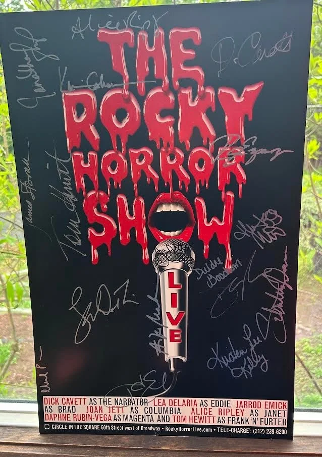 Some Cast Members — The Rocky Horror show live poster signed by cast Rare, image 2