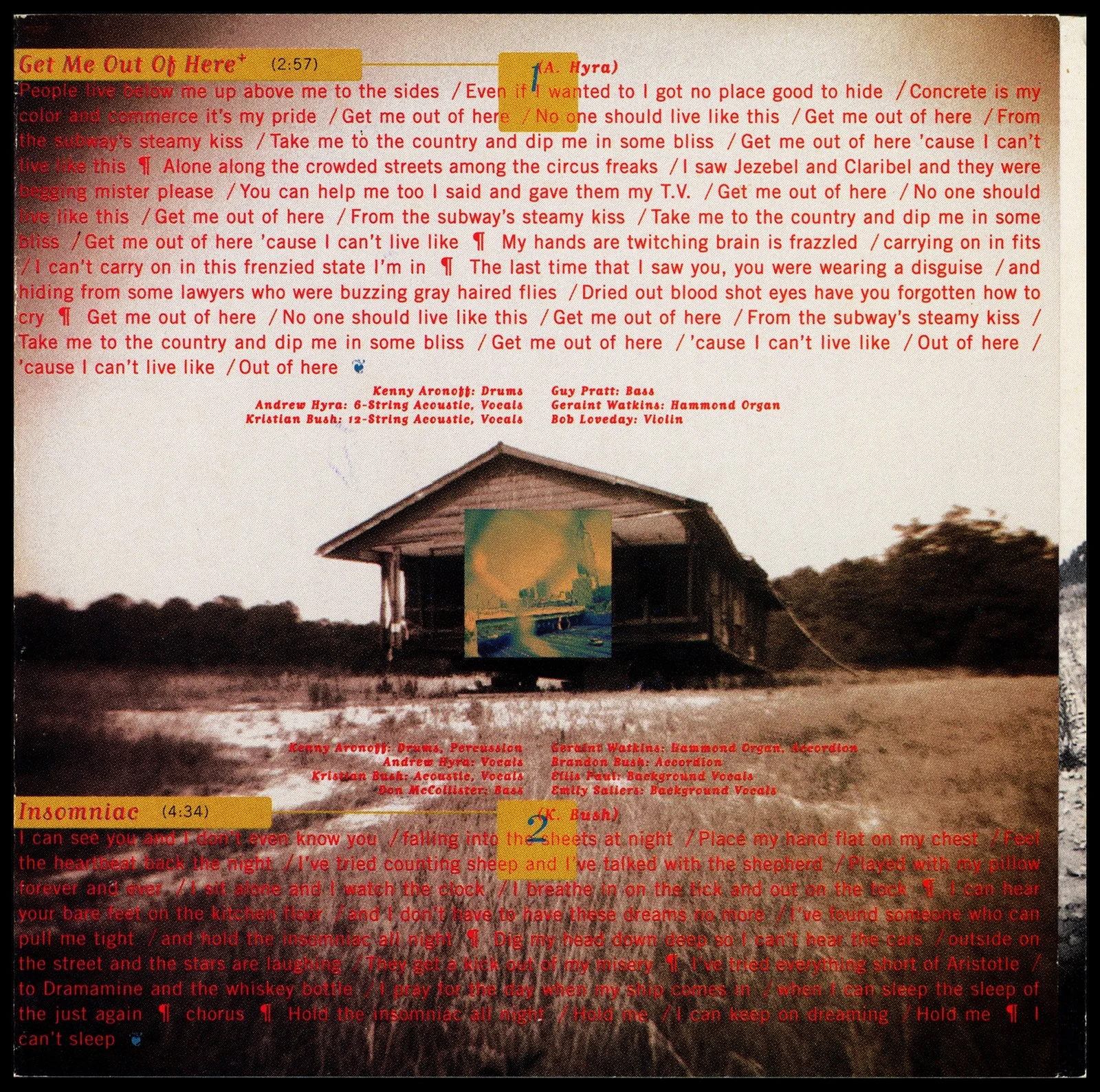 Billy Pilgrim — Billy Pilgrim Signed CD Booklet Signed by Andrew Hyran and Kristian Bush, изображение 2