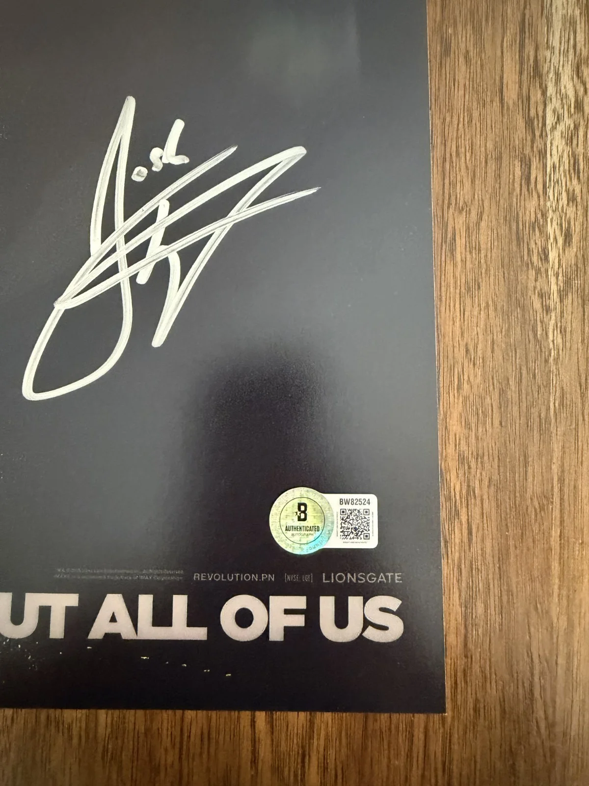 Josh Hutcherson 'The Hunger Games’ Signed 12x18 Photo 'Peeta Mellark' Beckett, изображение 2