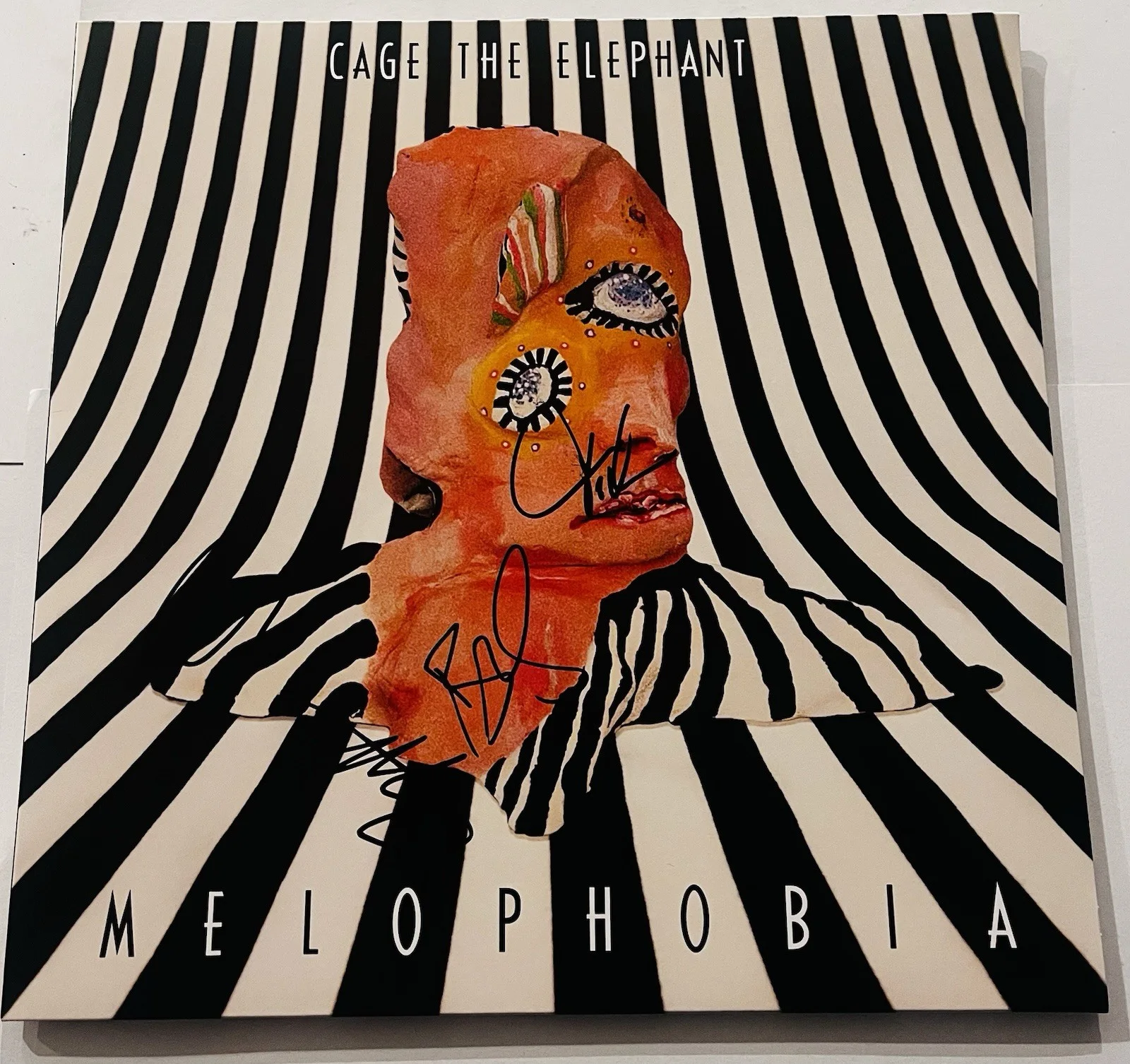 CAGE THE ELEPHANT BAND SIGNED MELOPHOBIA LP VINYL RECORD ALBUM MATT +3 JSA COA, изображение 3