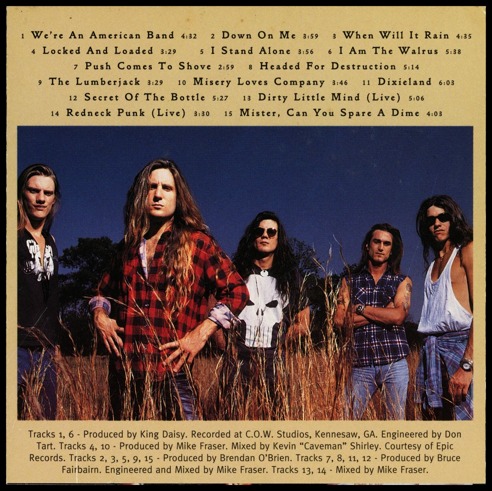 Jackyl — Jackyl Signed CD Booklet Choice Cuts, изображение 2