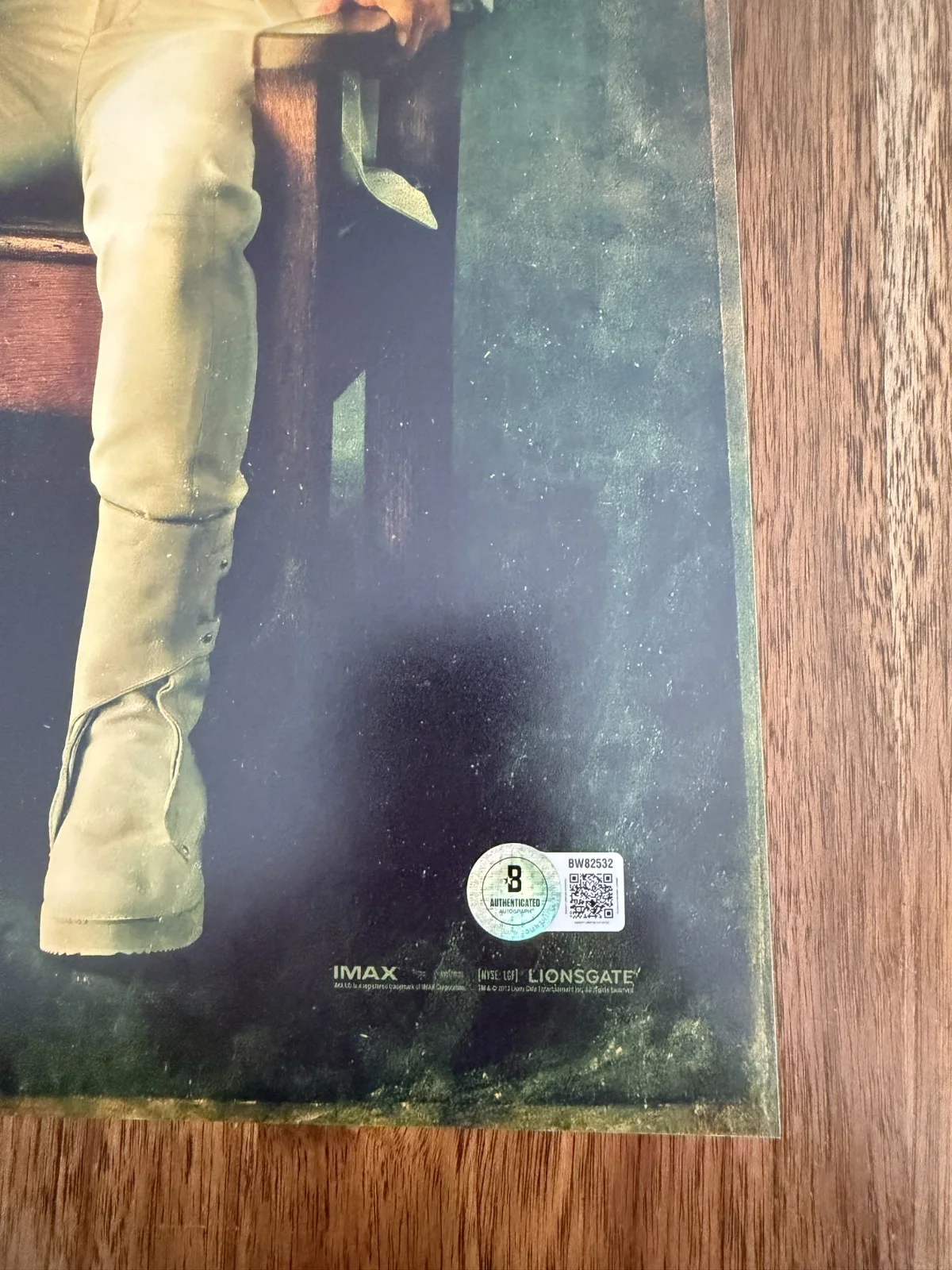 Josh Hutcherson 'The Hunger Games’ Signed 12x18 Photo 'Peeta Mellark' Beckett, изображение 2