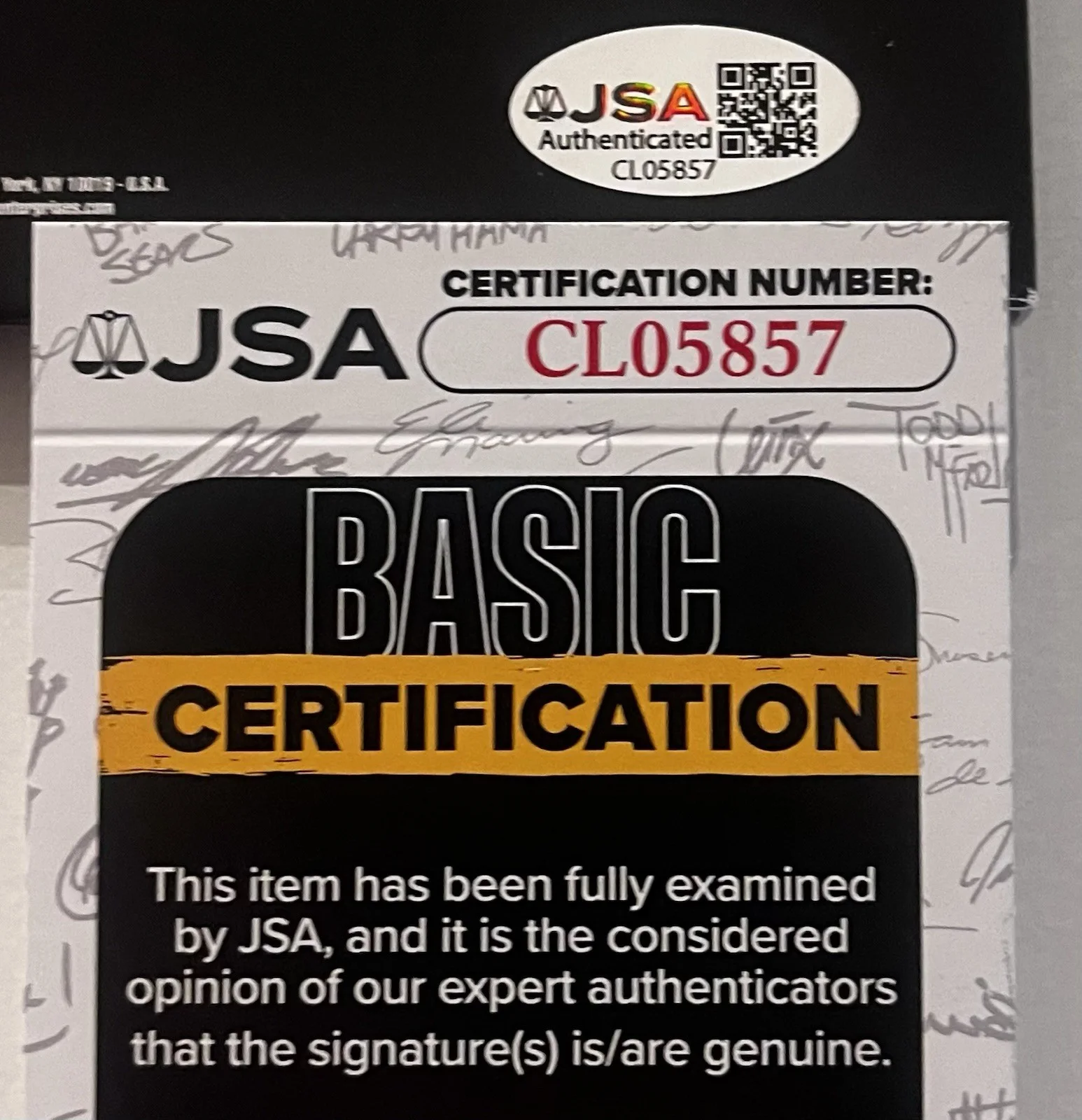 CHUCK D PUBLIC ENEMY SIGNED APOCALYPSE 91 LP VINYL RECORD ALBUM JSA COA, изображение 5