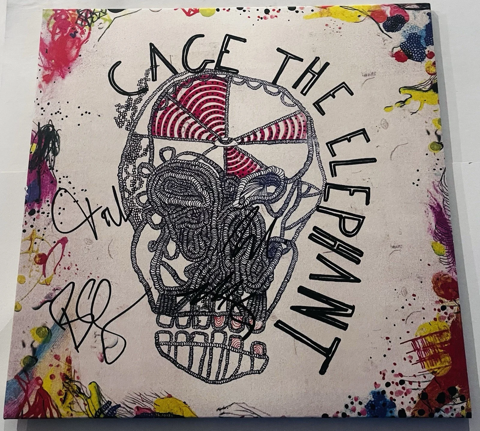 CAGE THE ELEPHANT BAND SIGNED LP VINYL RECORD ALBUM MATT SHULTZ +3 JSA COA, изображение 3
