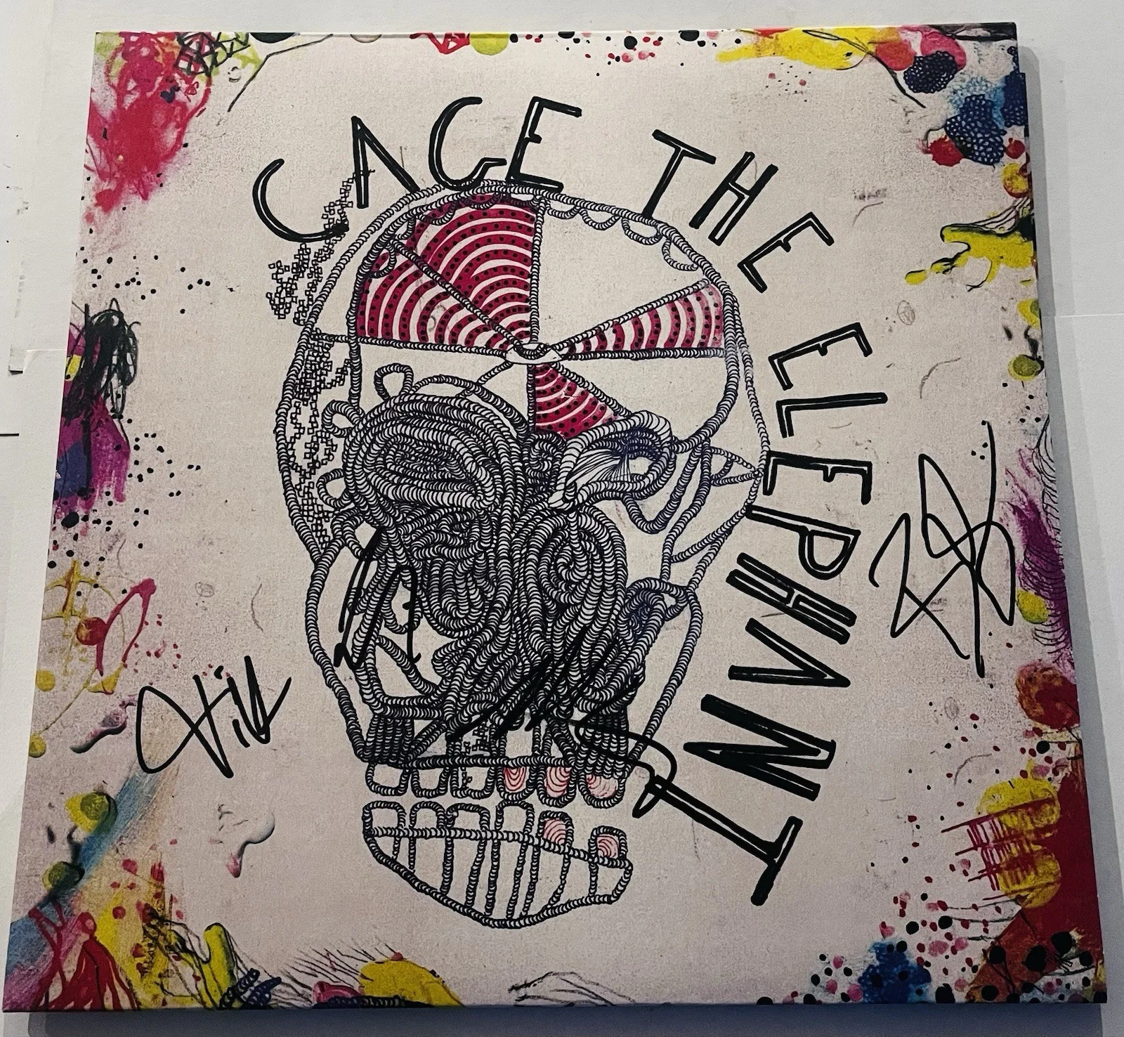 CAGE THE ELEPHANT BAND SIGNED LP VINYL RECORD ALBUM MATT SHULTZ +3 JSA COA, изображение 3