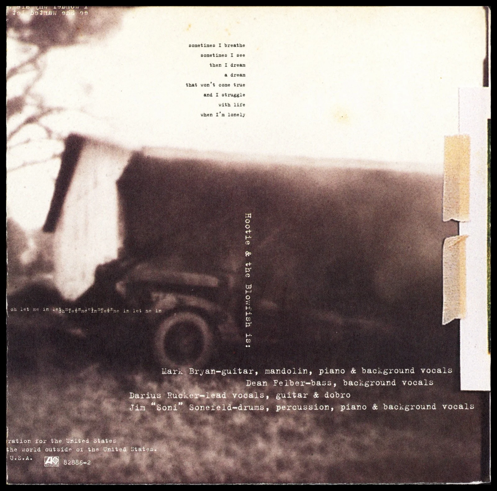 Hootie, the Blowfish — Hootie & the Blowfish Signed CD Booklet Fairweather Johnson Signed By Darius, image 2