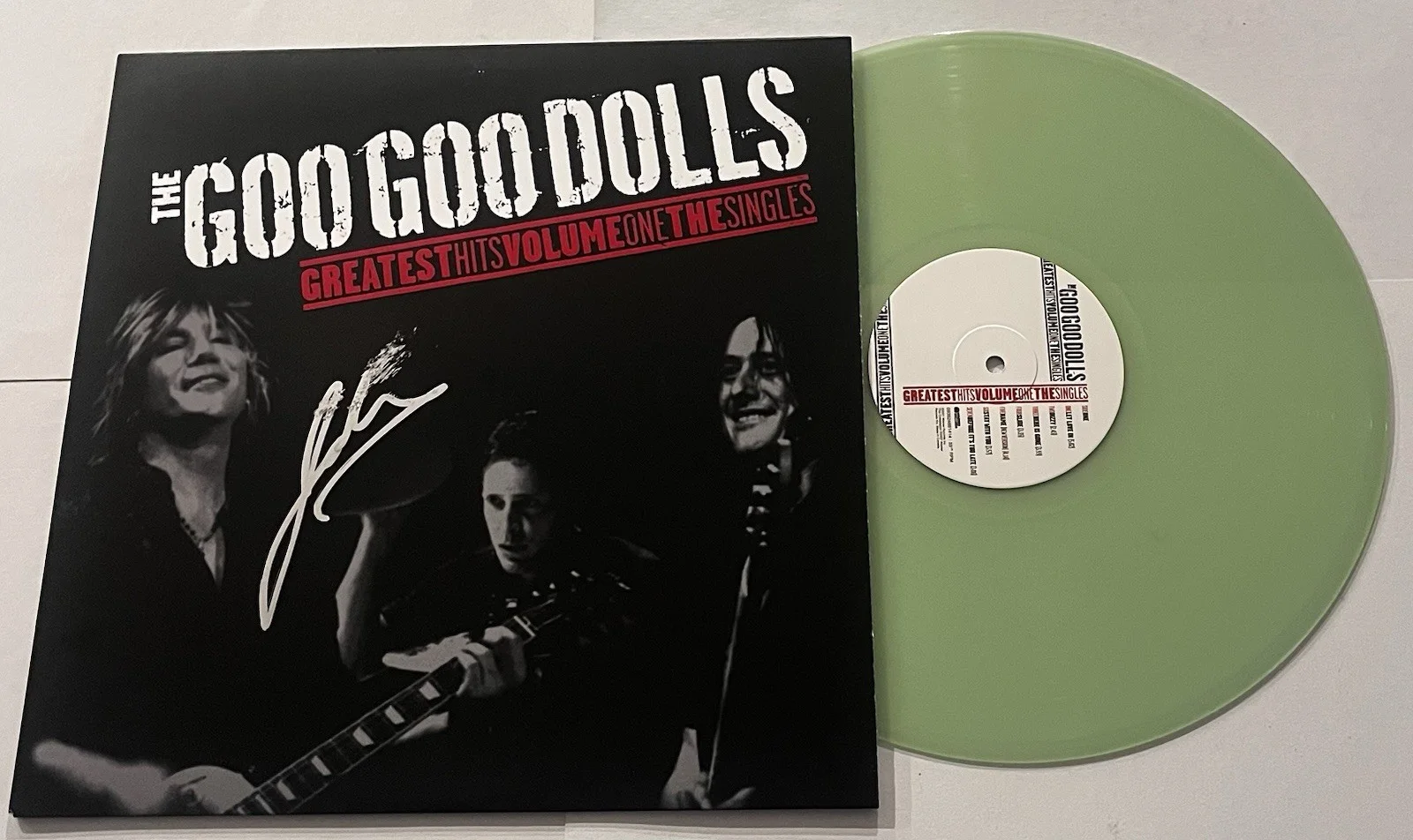 JOHN RZEZNIK SIGNED THE GOO GOO DOLLS GREATEST HITS LP VINYL RECORD ALBUM JSA, изображение 2