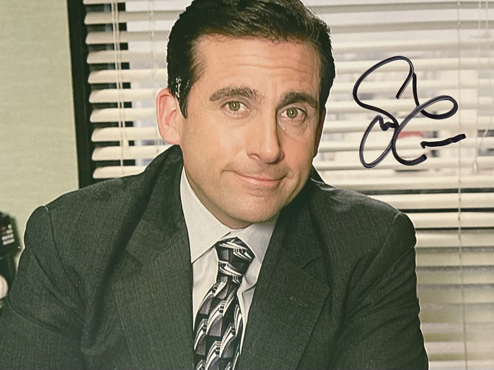 Steve Carell — STEVE CARELL SIGNED AUTOGRAPH THE OFFICE 8X10 COLOR PHOTO COA