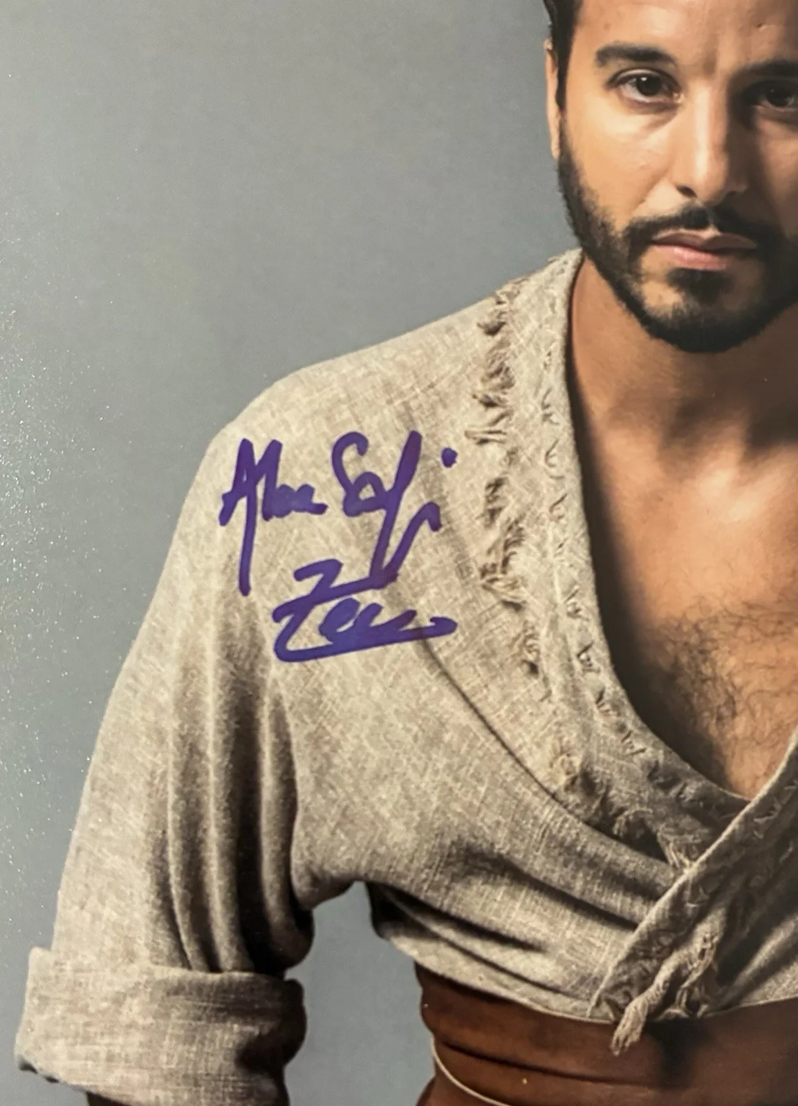 Alaa Safi — Alaa Safi Signed 8x10 Photo The Chosen Zee Simon The Zealot Beckett BAS, изображение 2