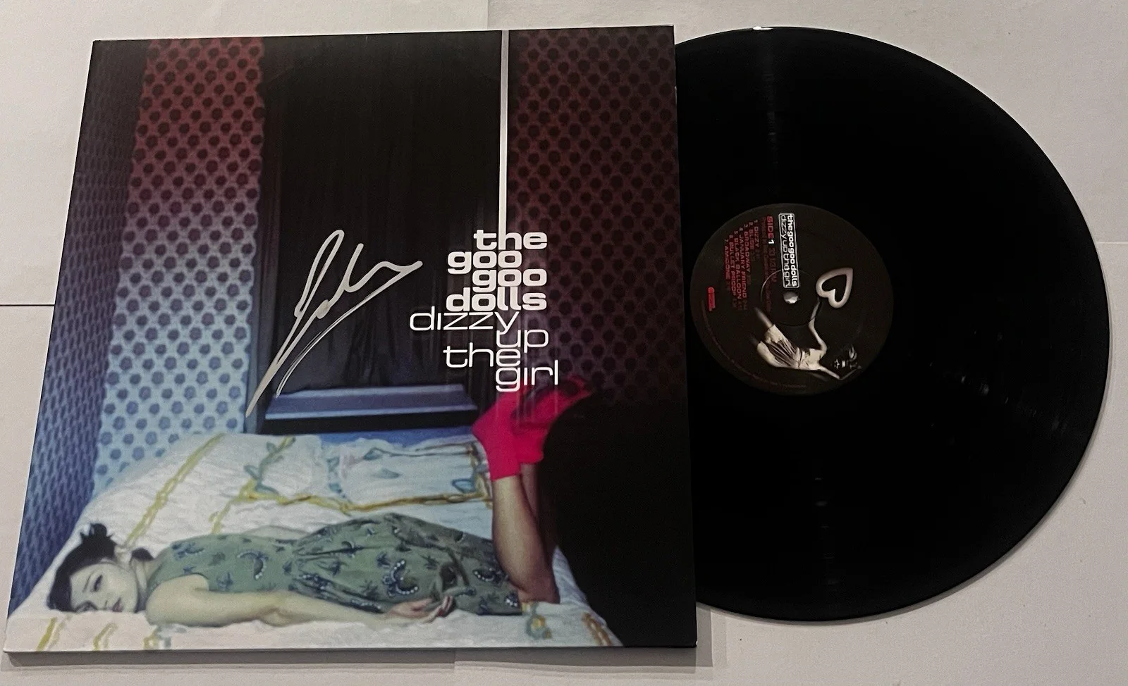 JOHN RZEZNIK SIGNED GOO GOO DOLLS DIZZY UP THE GIRL LP VINYL RECORD ALBUM JSA, изображение 2