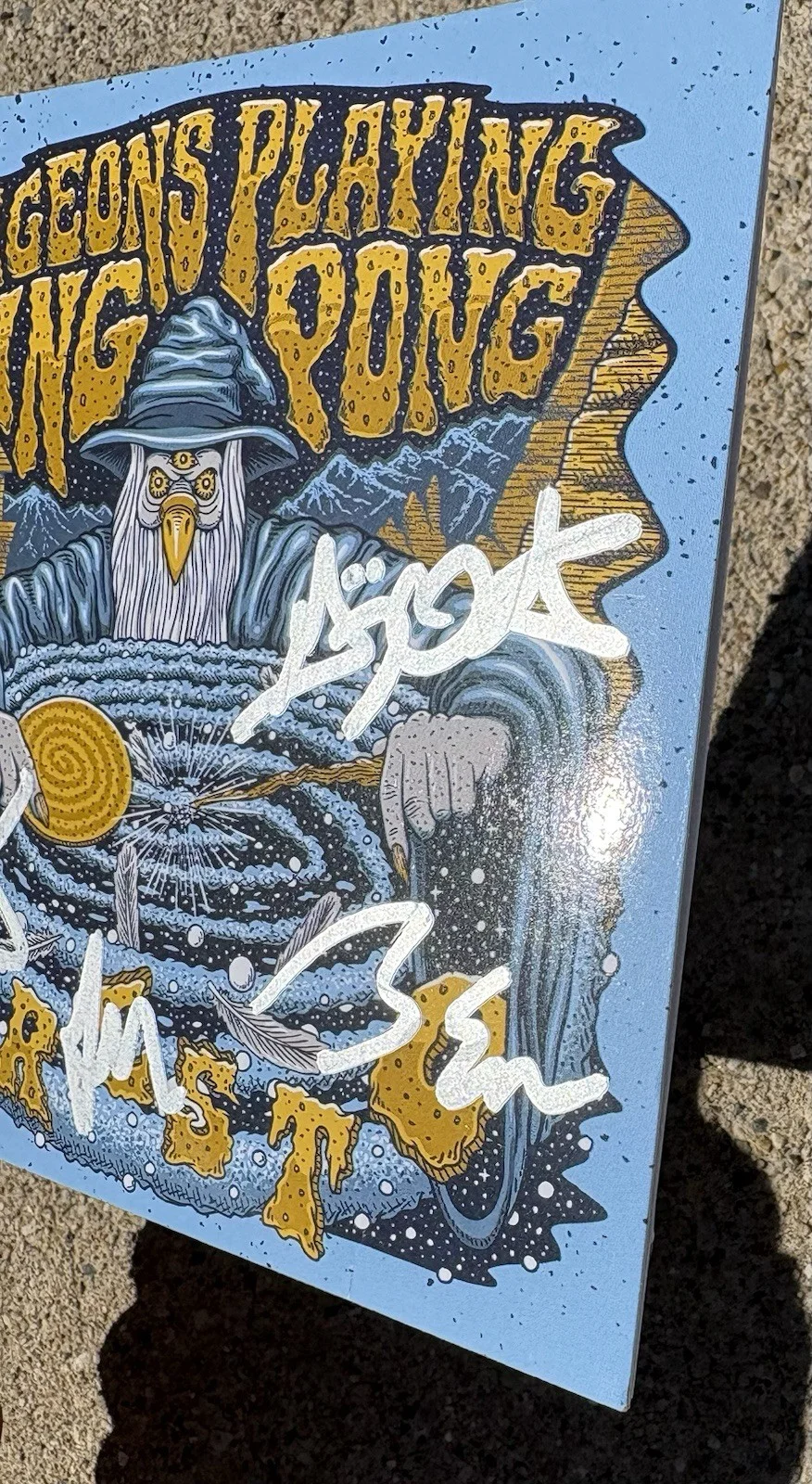PIGEONS PLAYING PING PONG SIGNED CD JSA COA Presto, image 4