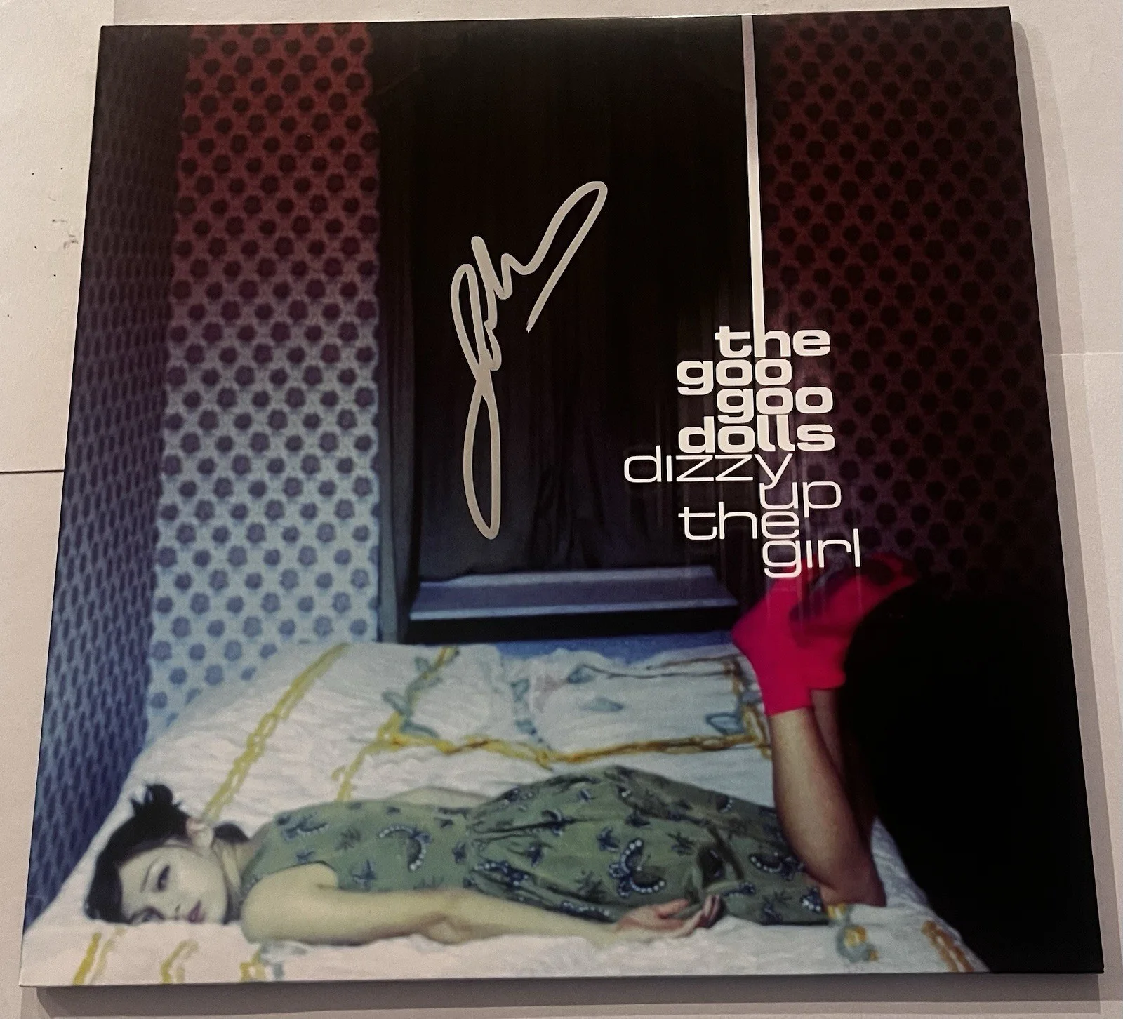 JOHN RZEZNIK SIGNED GOO GOO DOLLS DIZZY UP THE GIRL LP VINYL RECORD ALBUM JSA, изображение 3