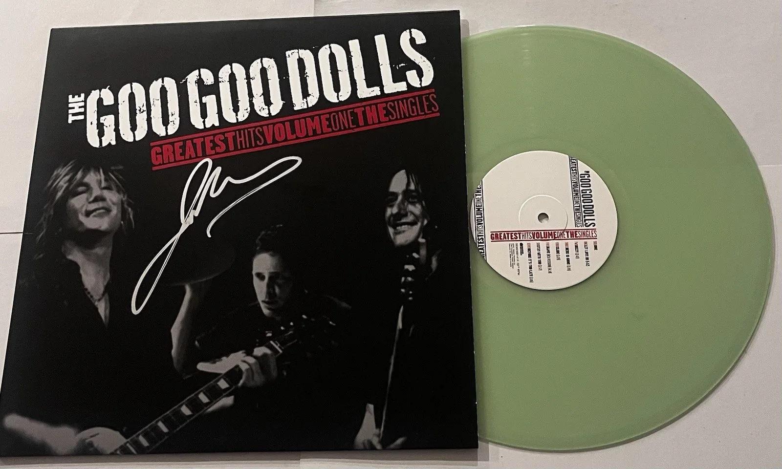 JOHN RZEZNIK SIGNED THE GOO GOO DOLLS GREATEST HITS LP VINYL RECORD ALBUM JSA, изображение 2