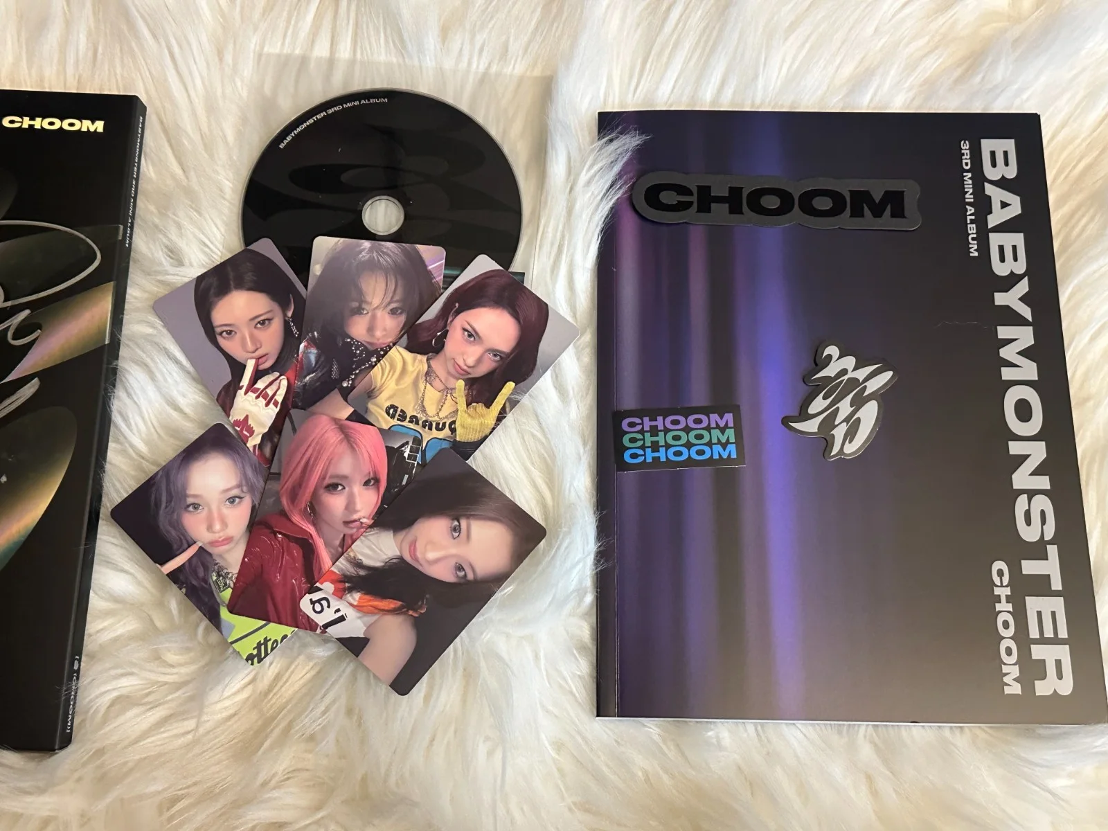 BABY MONSTER [CHOOM] - ALL MEMBER Autograph(Signed) PROMO ALBUM KPOP, изображение 4