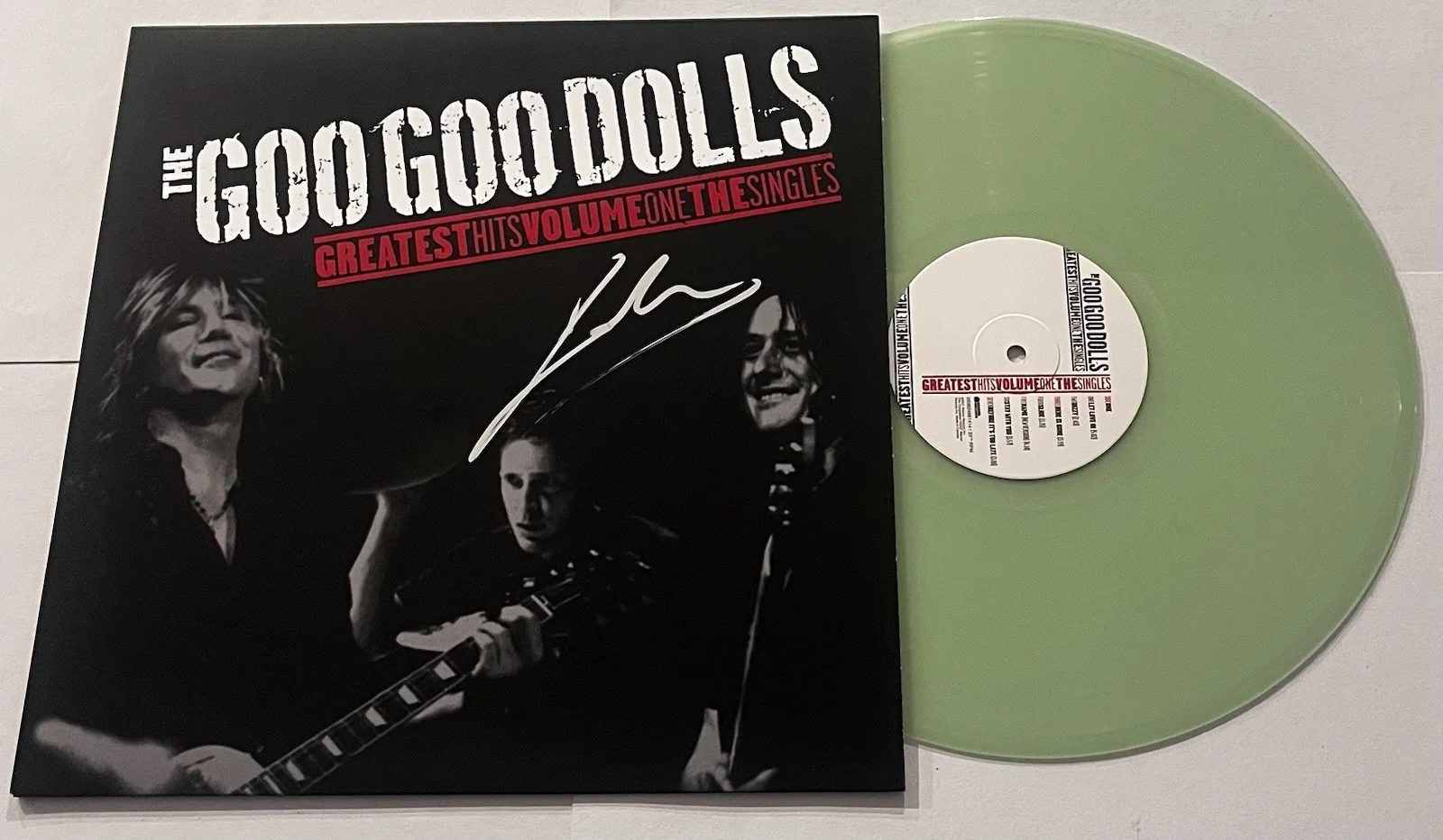 JOHN RZEZNIK SIGNED THE GOO GOO DOLLS GREATEST HITS LP VINYL RECORD ALBUM JSA, изображение 2