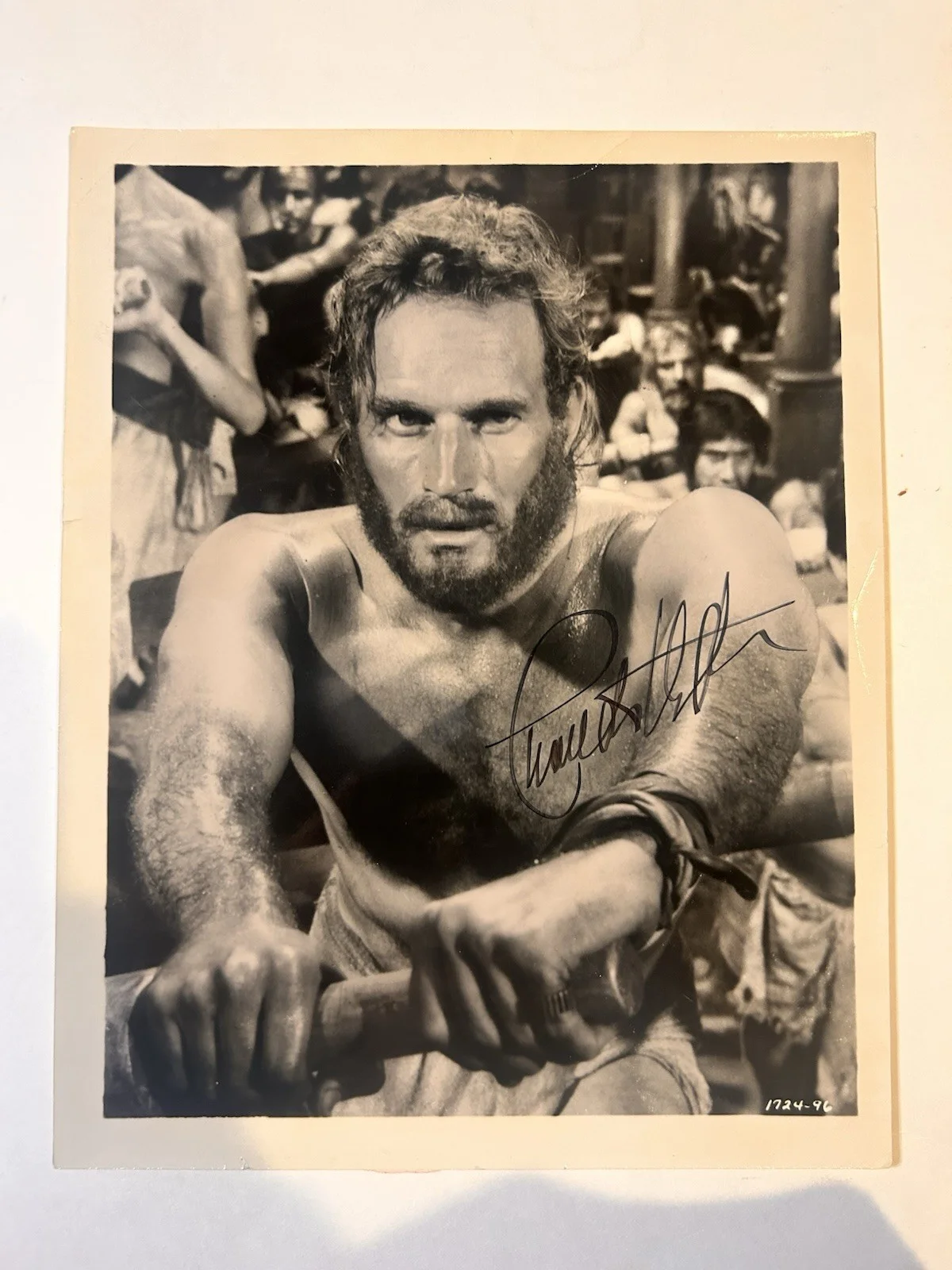 Charleton Heston — Charlton Heston original Vintage Ben-Hur Promo Press 8x10 Photo