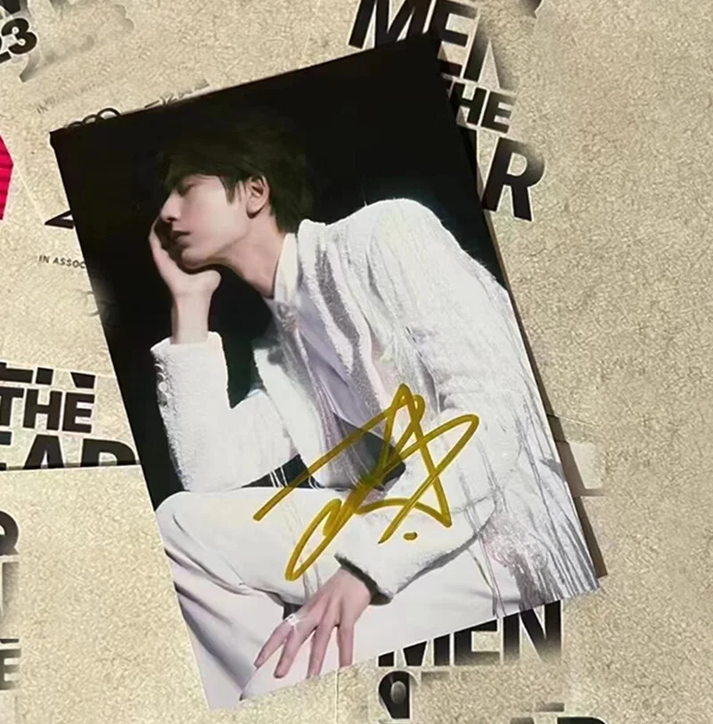 Zhang linghe 张凌赫 zhang ling he Signed Autographed Photo Autograph, изображение 4