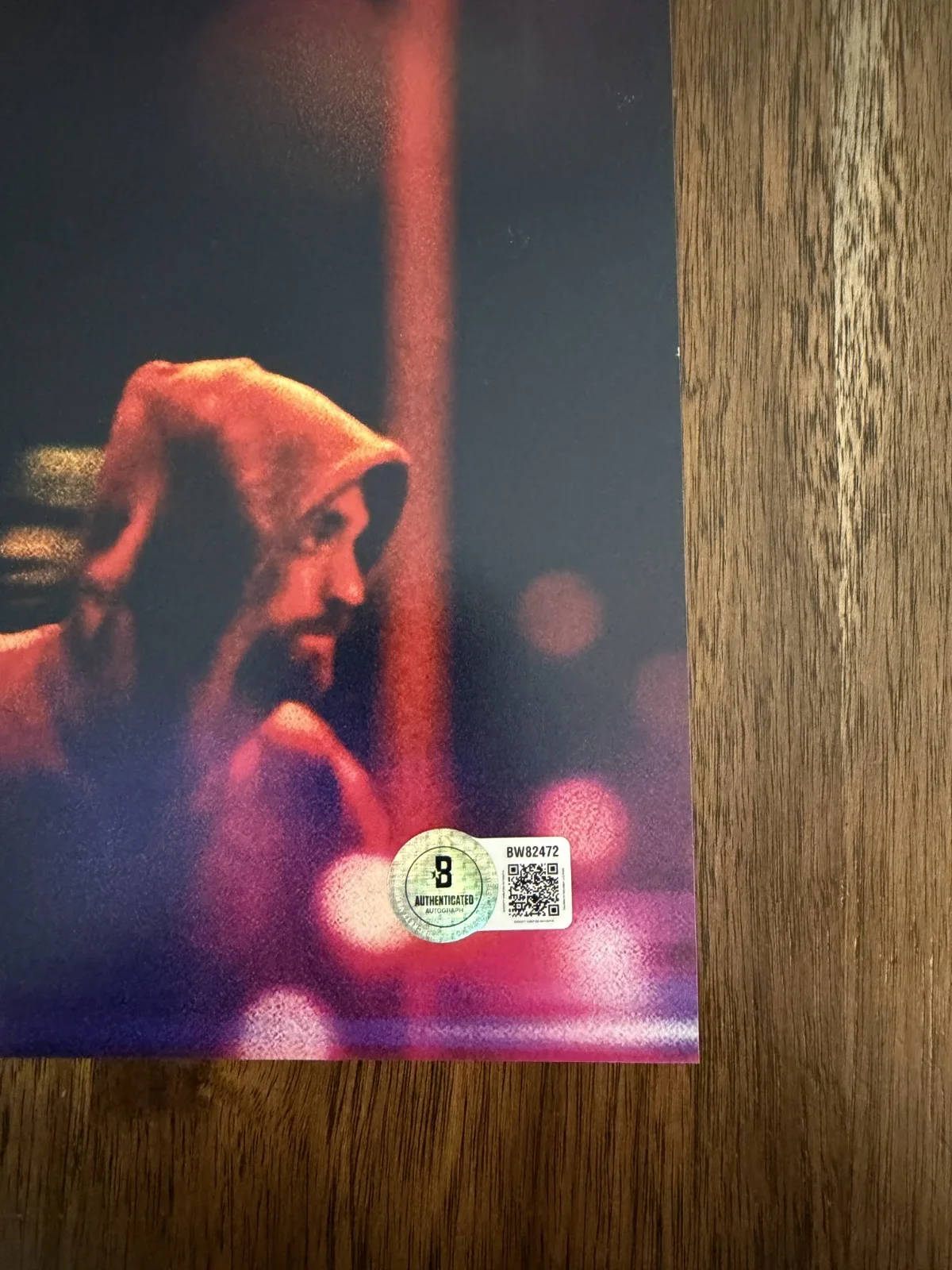 Benny Safdie ‘Good Time' Director Signed 12x18 Photo 'Nick Nikas' Beckett, image 2