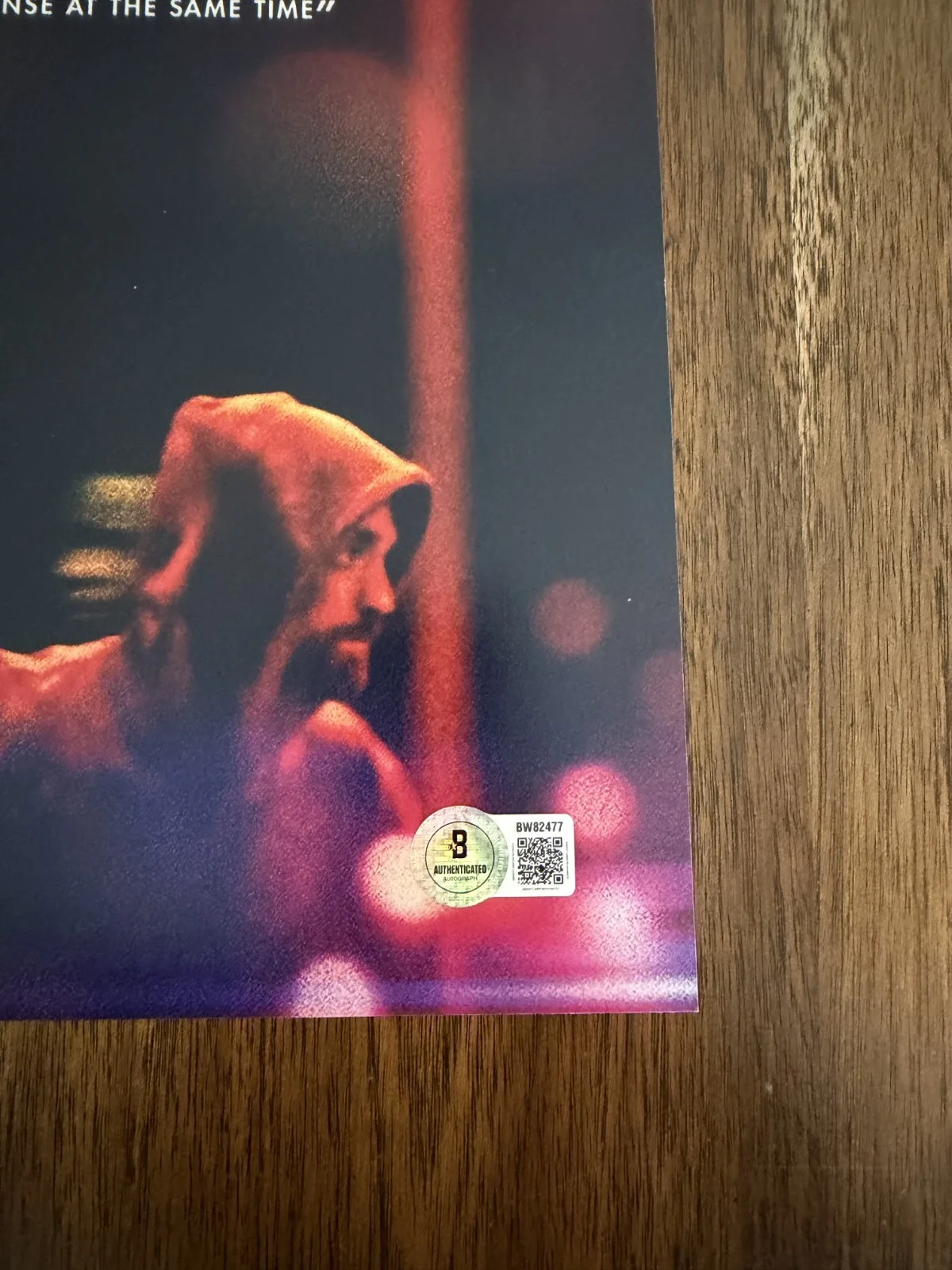 Benny Safdie ‘Good Time' Director Signed 12x18 Photo 'Nick Nikas' Beckett, изображение 2