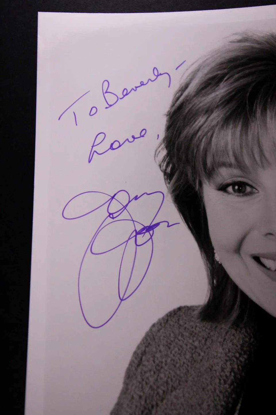 Jenny Jones — TV HOST~Comedian JENNY JONES (THE JENNY JONES SHOW) AUTOGRAPH PHOTO~, изображение 2