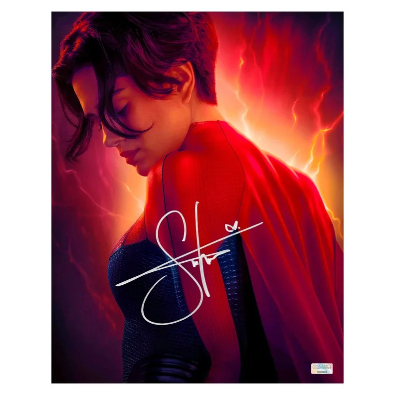 Sasha Calle — Sasha Calle Autographed 2023 The Flash Kara Zor-El Supergirl 11x14 Photo