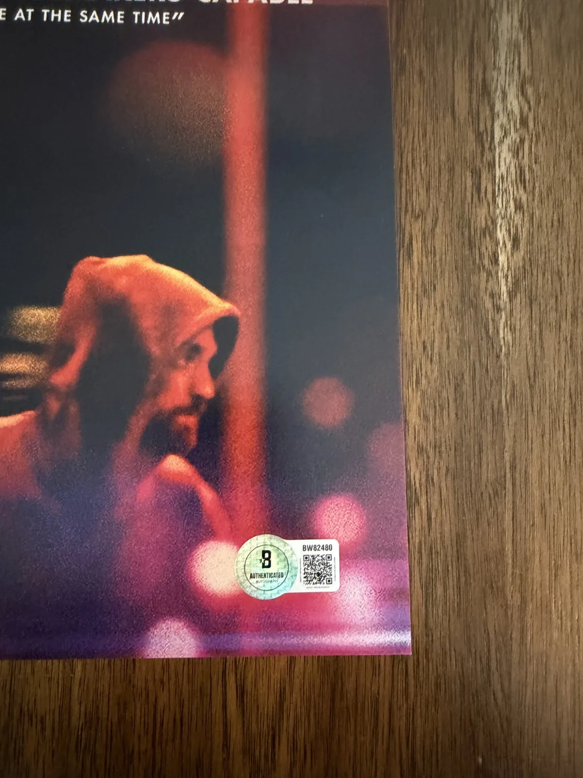 Benny Safdie ‘Good Time' Director Signed 12x18 Photo 'Nick Nikas' Beckett, изображение 2