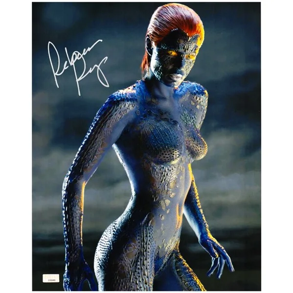 Rebecca Romijn — Rebecca Romijn Autographed X-Men Mystique 11x14 Scene Photo