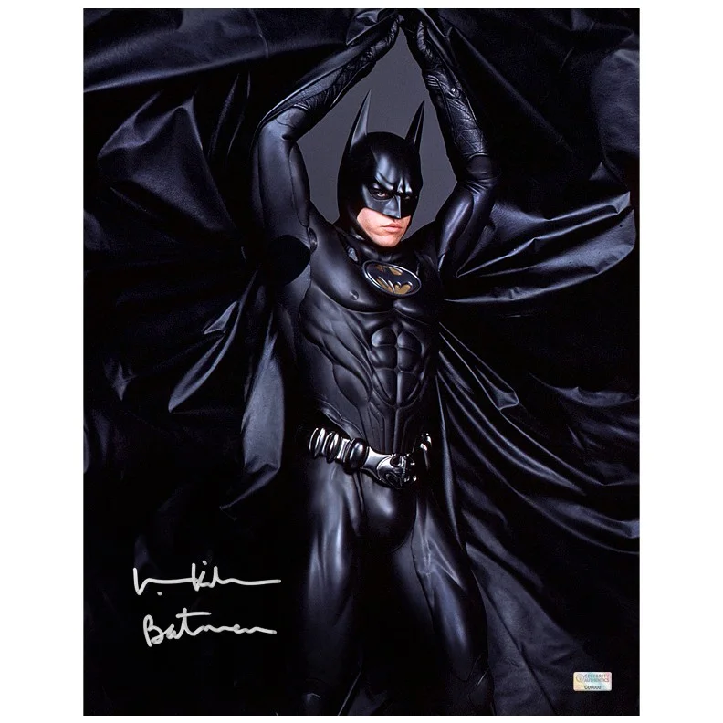 Val Kilmer — Val Kilmer Autographed Batman Forever 11x14 Studio Photo with BATMAN Inscription