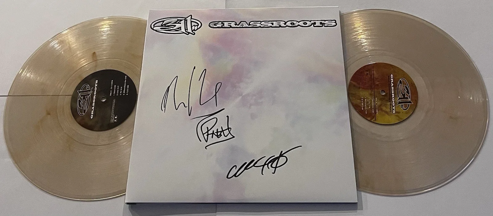 311 BAND SIGNED GRASSROOTS LP VINYL RECORD ALBUM NICK HEXUM +2 JSA COA, изображение 2