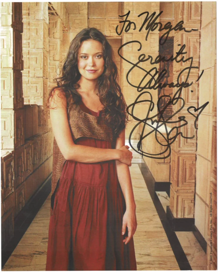 Summer Glau — Summer Glau Serenity Autographed Signed 8x10 Photo AMCo COA 16569
