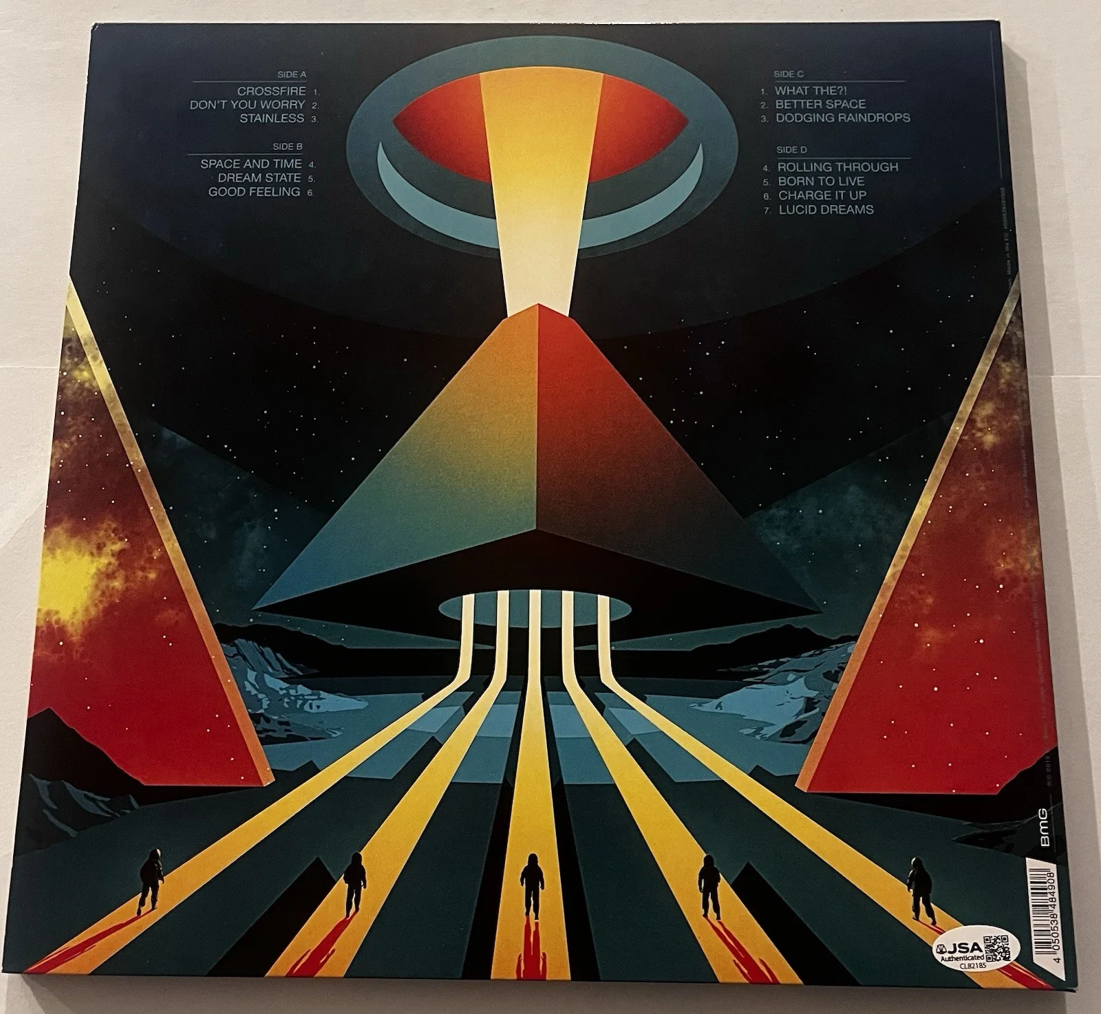 311 BAND SIGNED VOYAGER LP VINYL RECORD ALBUM NICK HEXUM +2 JSA COA, изображение 4
