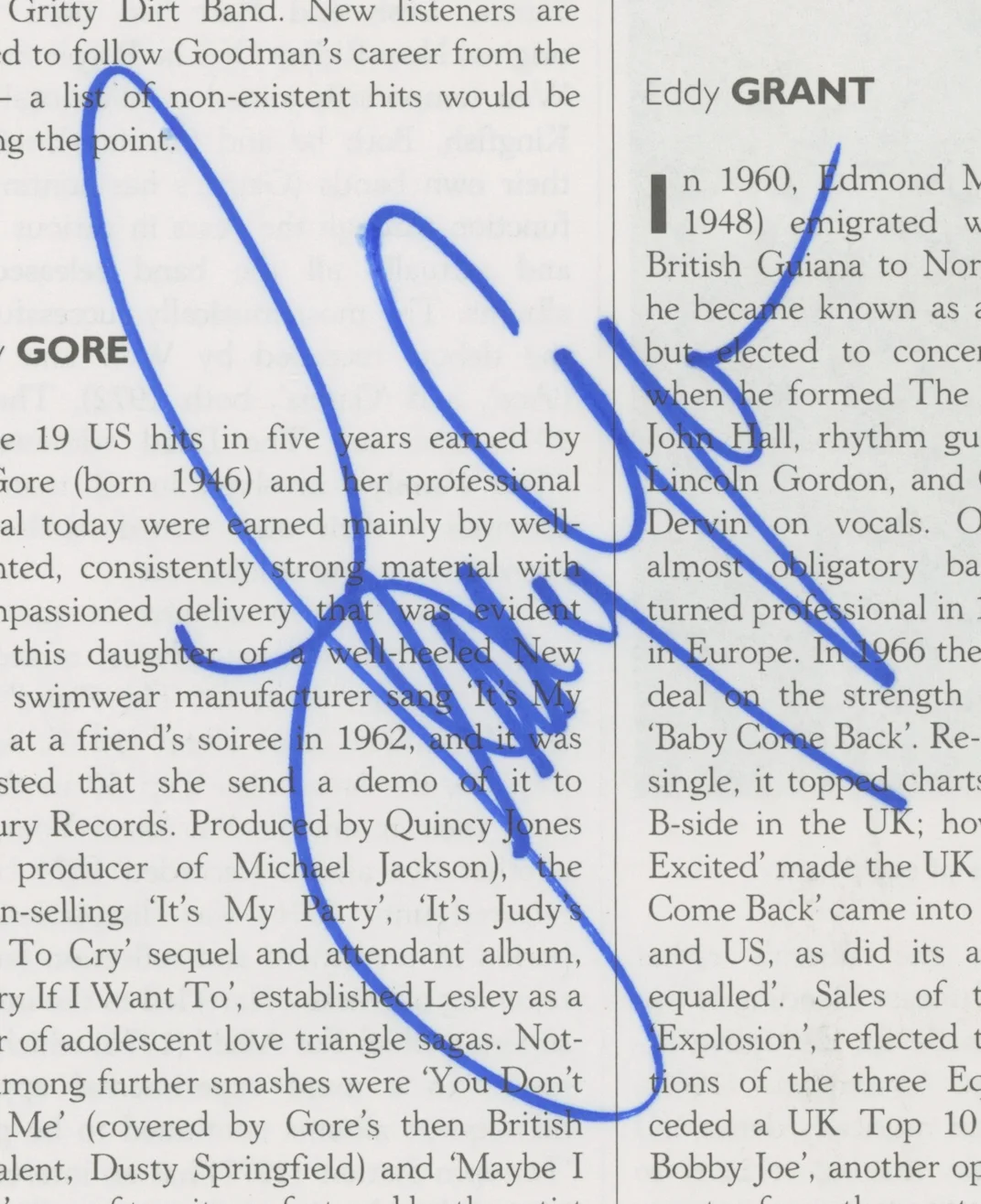 Lesley Gore You Don’t Own Me Autographed Signed Book Photo Page AMCo COA 26746, изображение 2