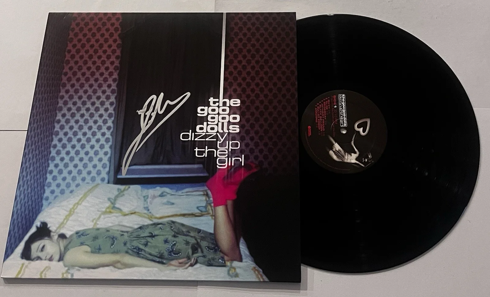 JOHN RZEZNIK SIGNED GOO GOO DOLLS DIZZY UP THE GIRL LP VINYL RECORD ALBUM JSA, изображение 2
