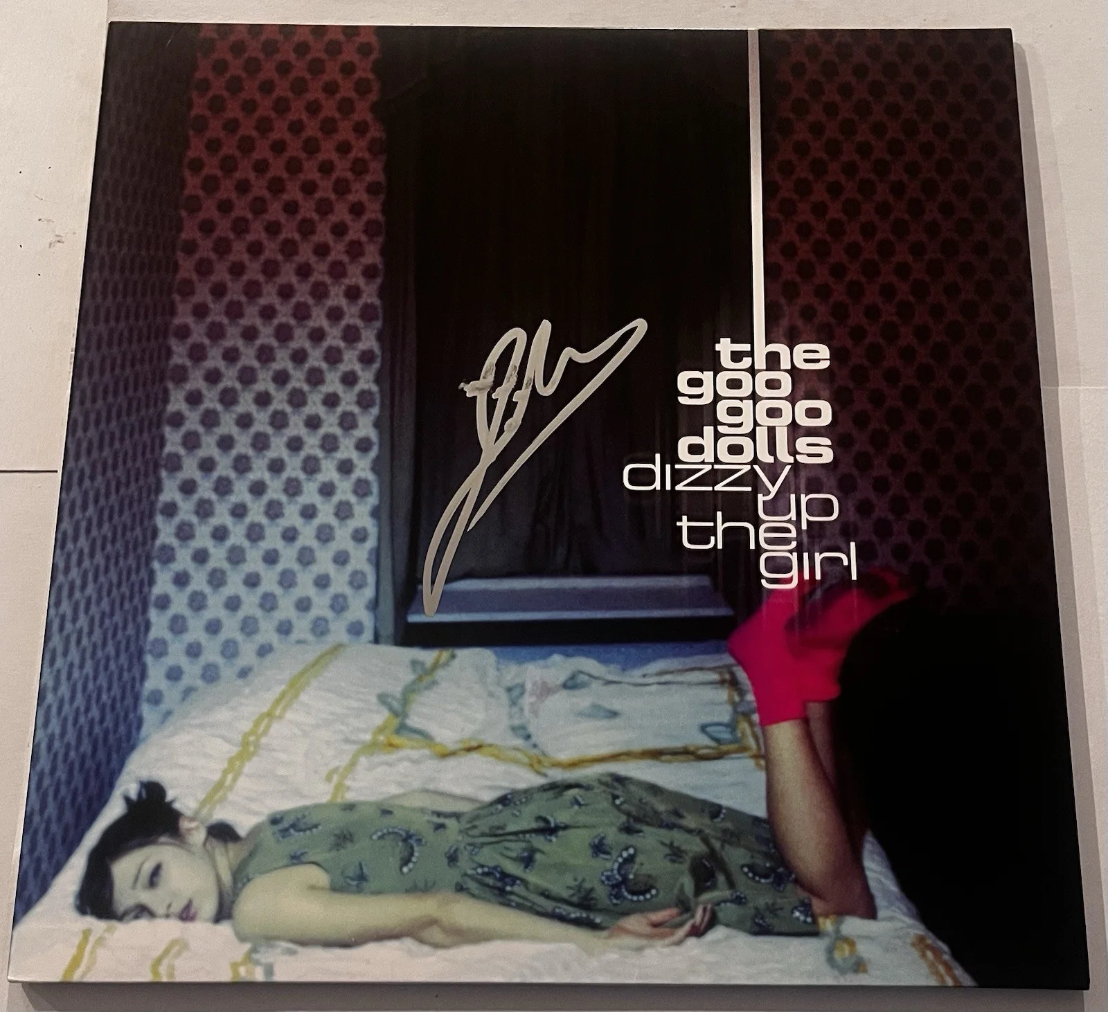 JOHN RZEZNIK SIGNED GOO GOO DOLLS DIZZY UP THE GIRL LP VINYL RECORD ALBUM JSA, изображение 3