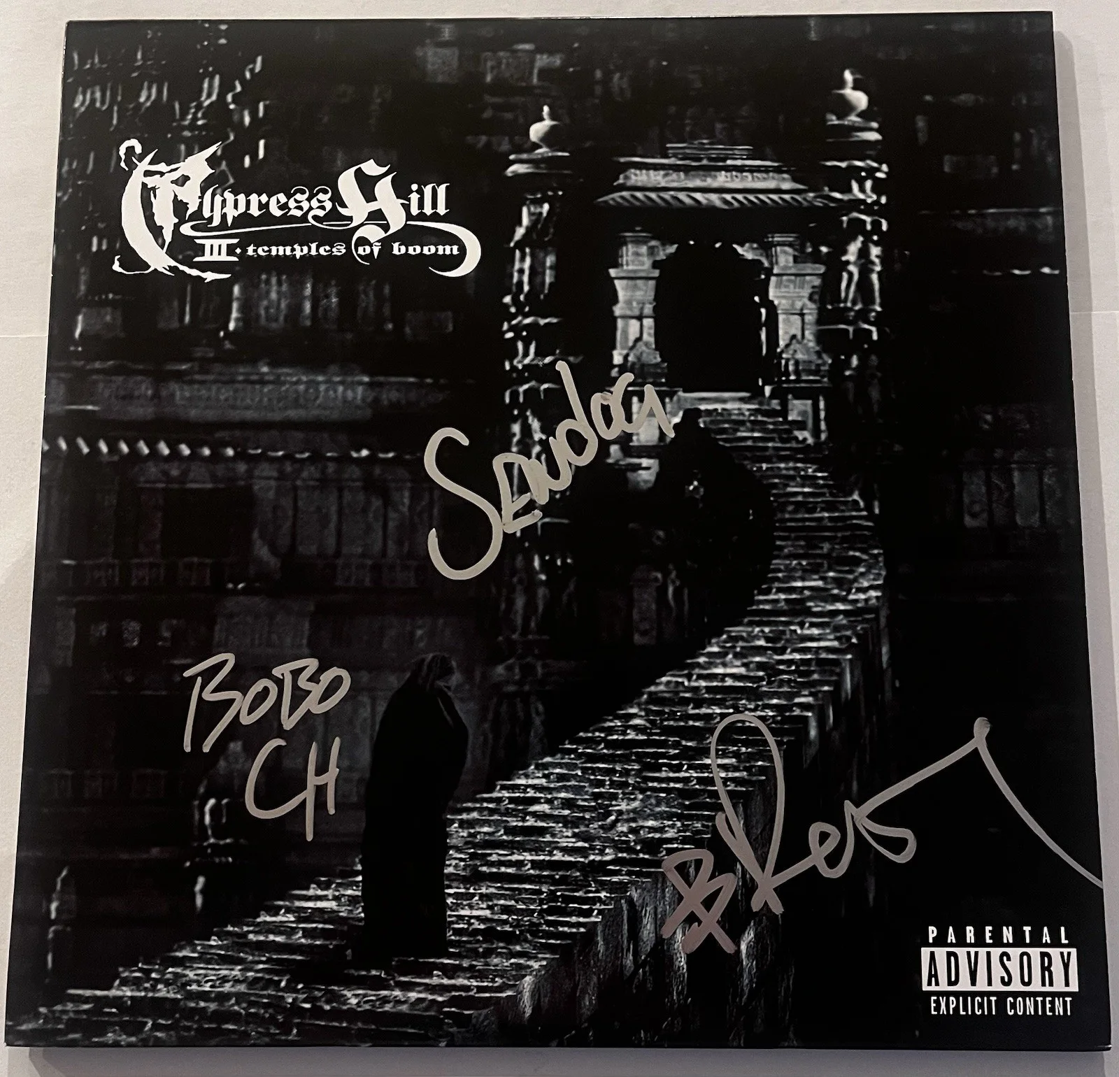 CYPRESS HILL SIGNED TEMPLES OF BOOM LP VINYL RECORD ALBUM B-REAL SEN DOG JSA COA, изображение 3