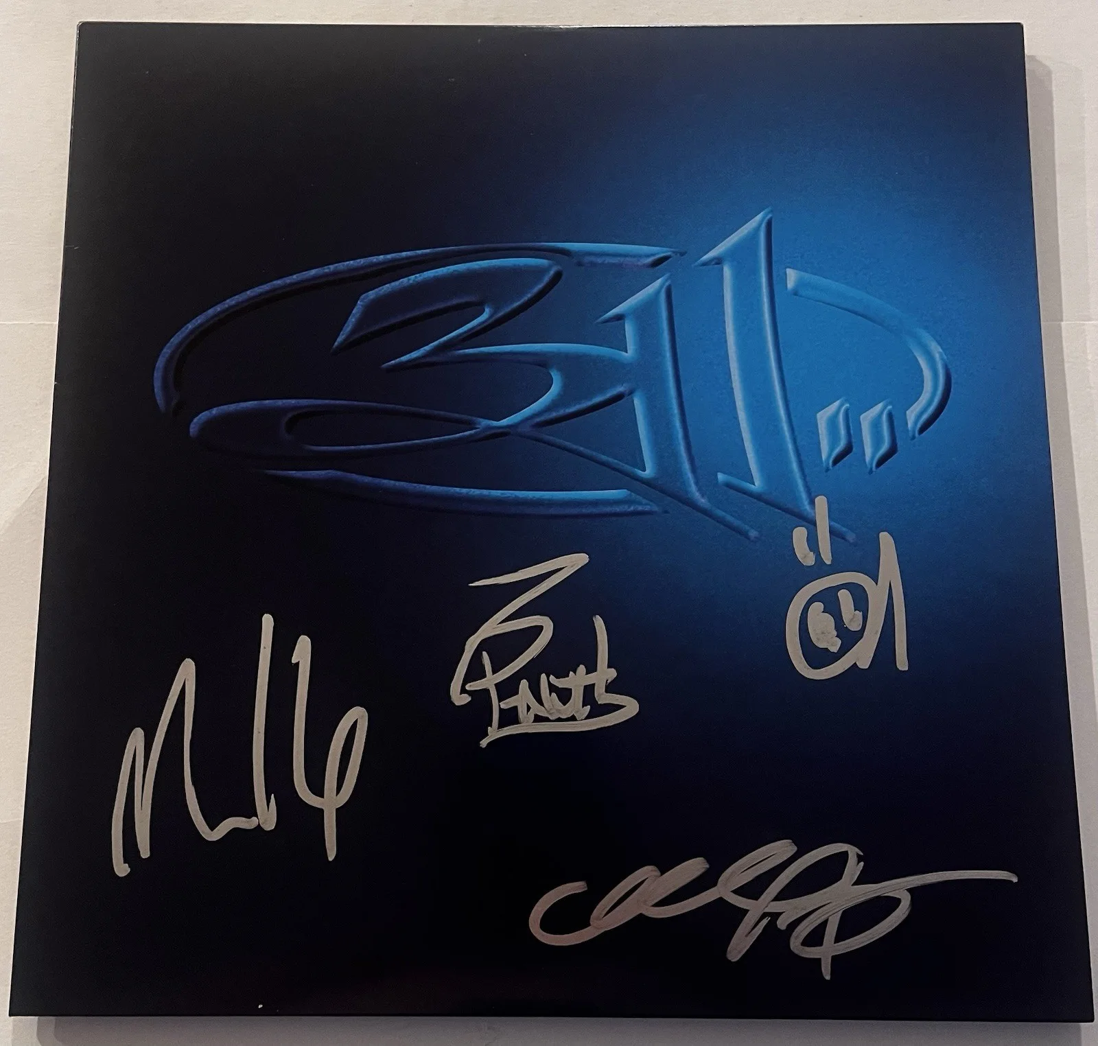 311 BAND SIGNED SELF-TITLED LP VINYL RECORD ALBUM NICK HEXUM +3 JSA COA, изображение 3