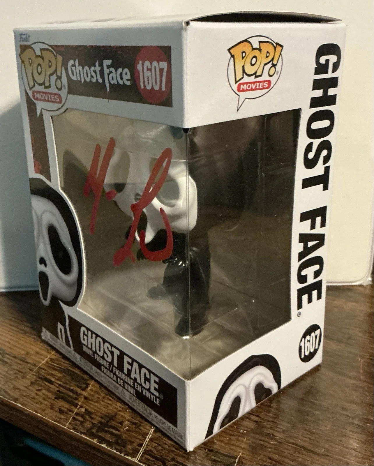 Matthew Lillard — MATTHEW LILLARD SIGNED AUTOGRAPH GHOSTFACE FUNKO POP #1607 COA, image 2