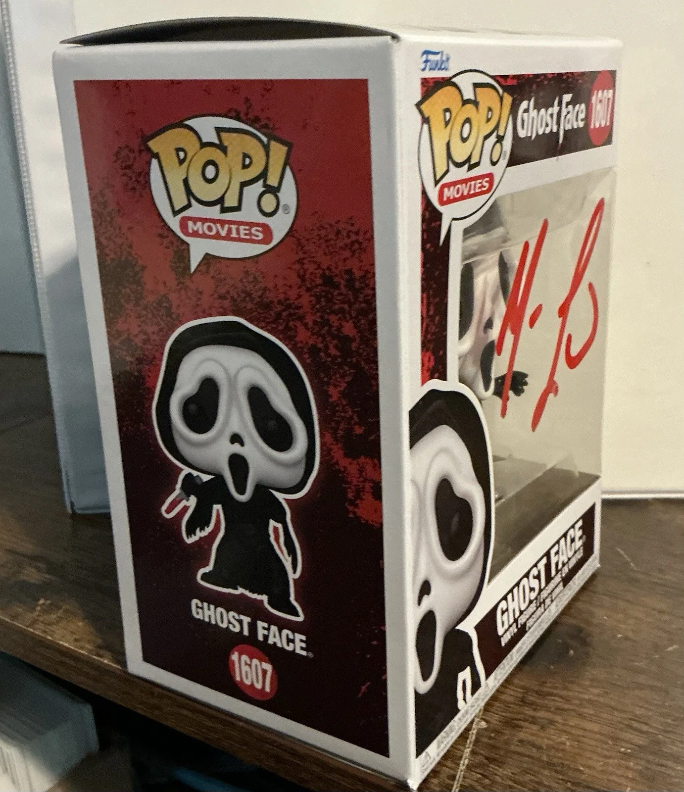 Matthew Lillard — MATTHEW LILLARD SIGNED AUTOGRAPH GHOSTFACE FUNKO POP #1607 COA, image 3