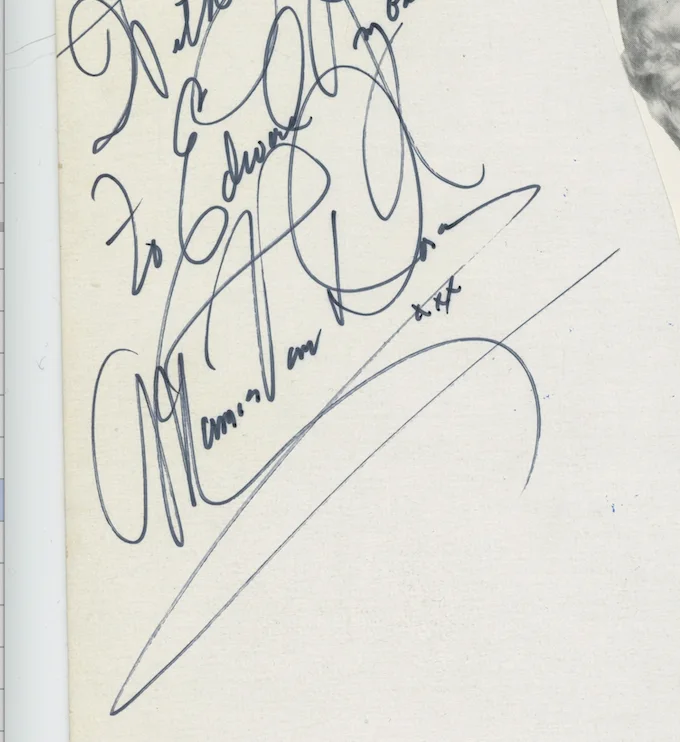 Mamie Van Doren American Actress Autographed Signed Photo Display AMCo COA 28331, изображение 2
