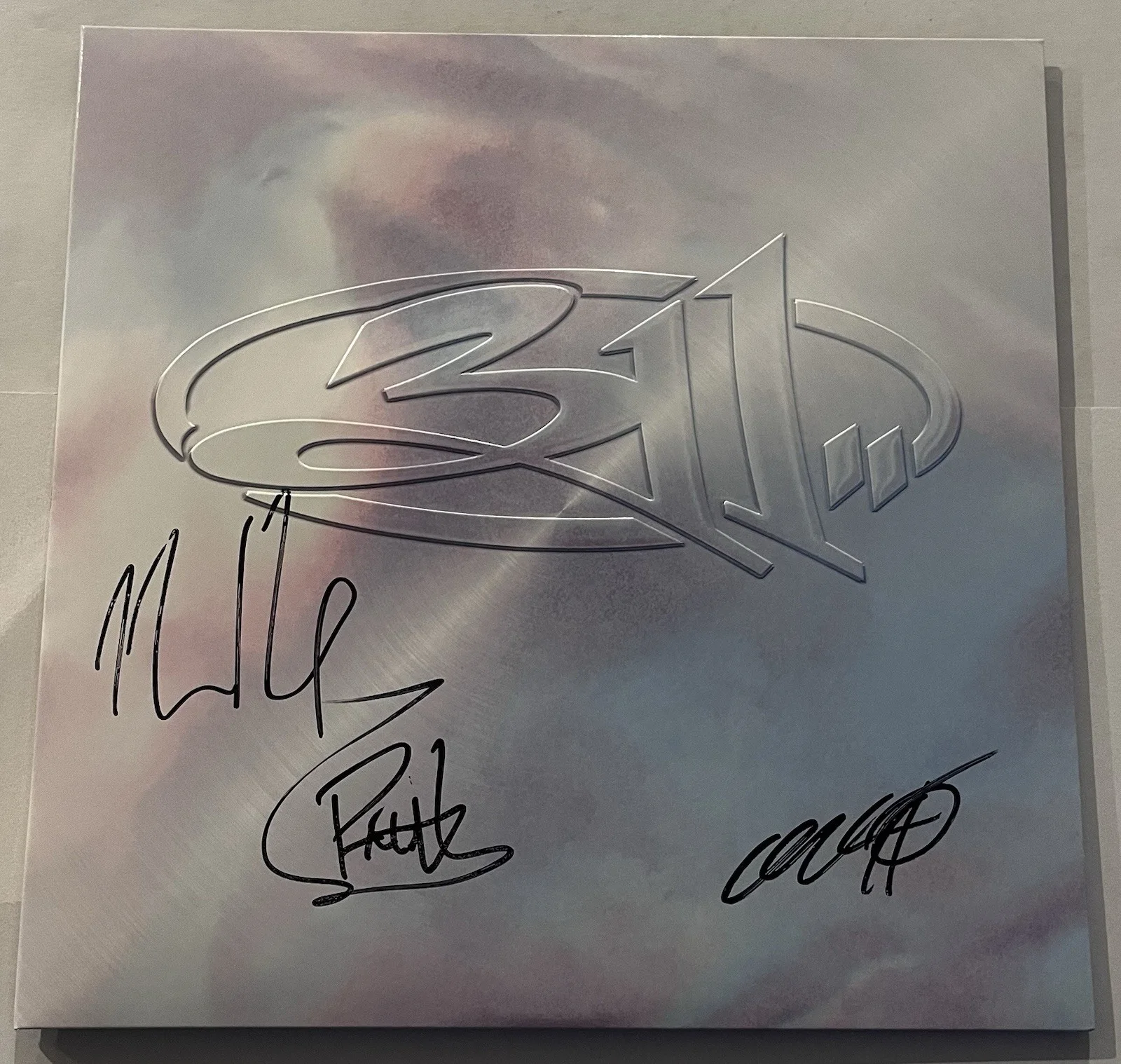 311 BAND SIGNED SELF-TITLED 30 YEARS LP VINYL RECORD ALBUM NICK HEXUM +2 JSA COA, image 3