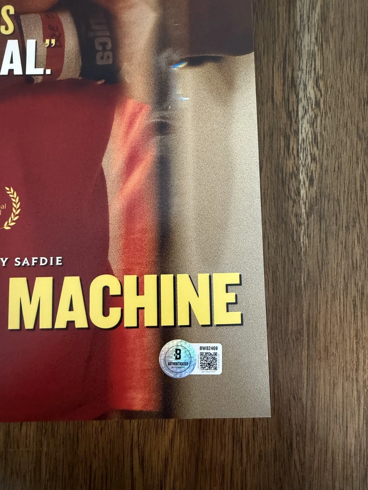 Benny Safdie ‘The Smashing Machine' Movie Director Signed 12x18 Photo Beckett, изображение 2